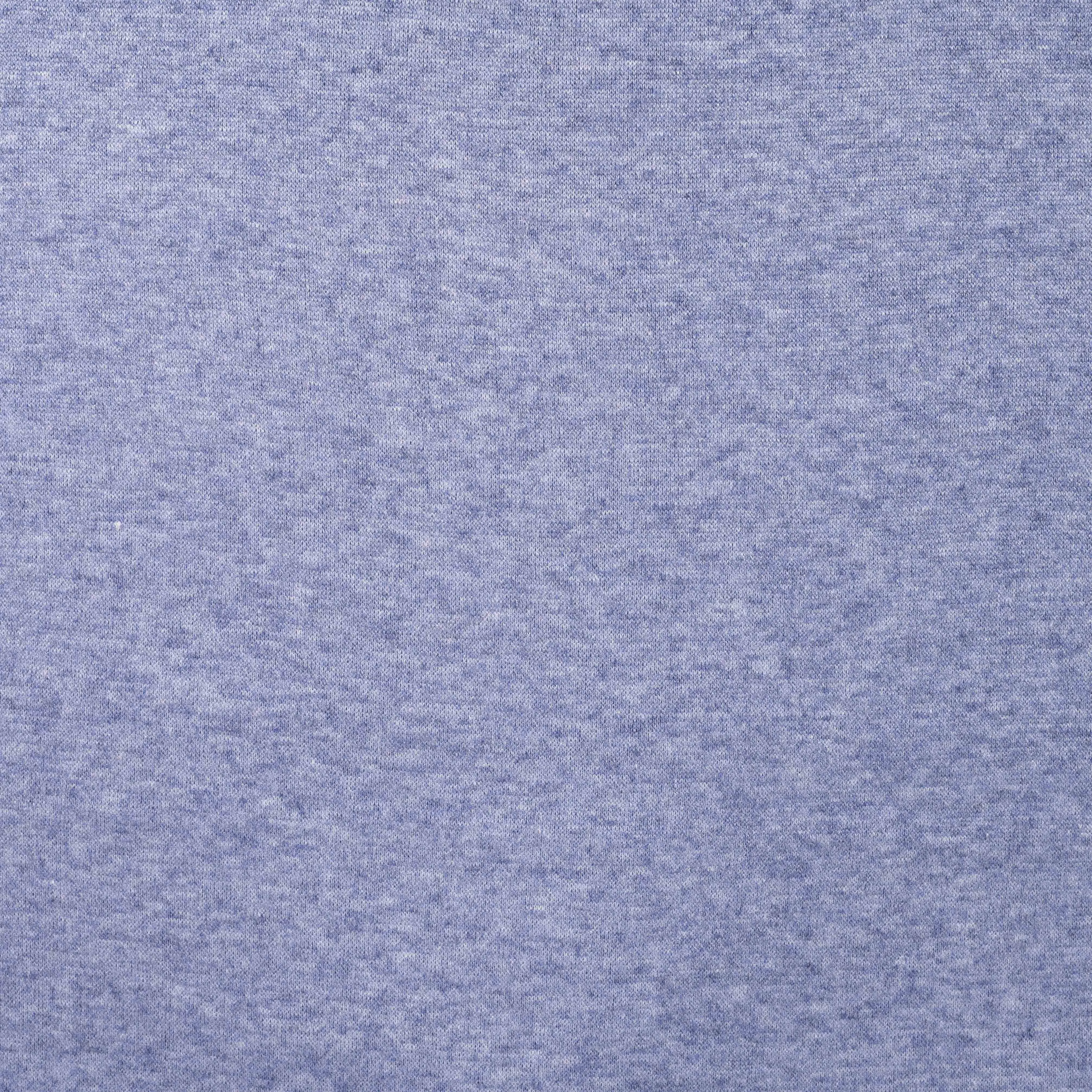 Zachte rayon brei royal blauw gemêleerd