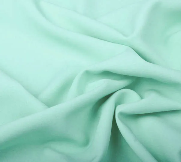 Stretch crêpe turquoise blauw - Lorré
