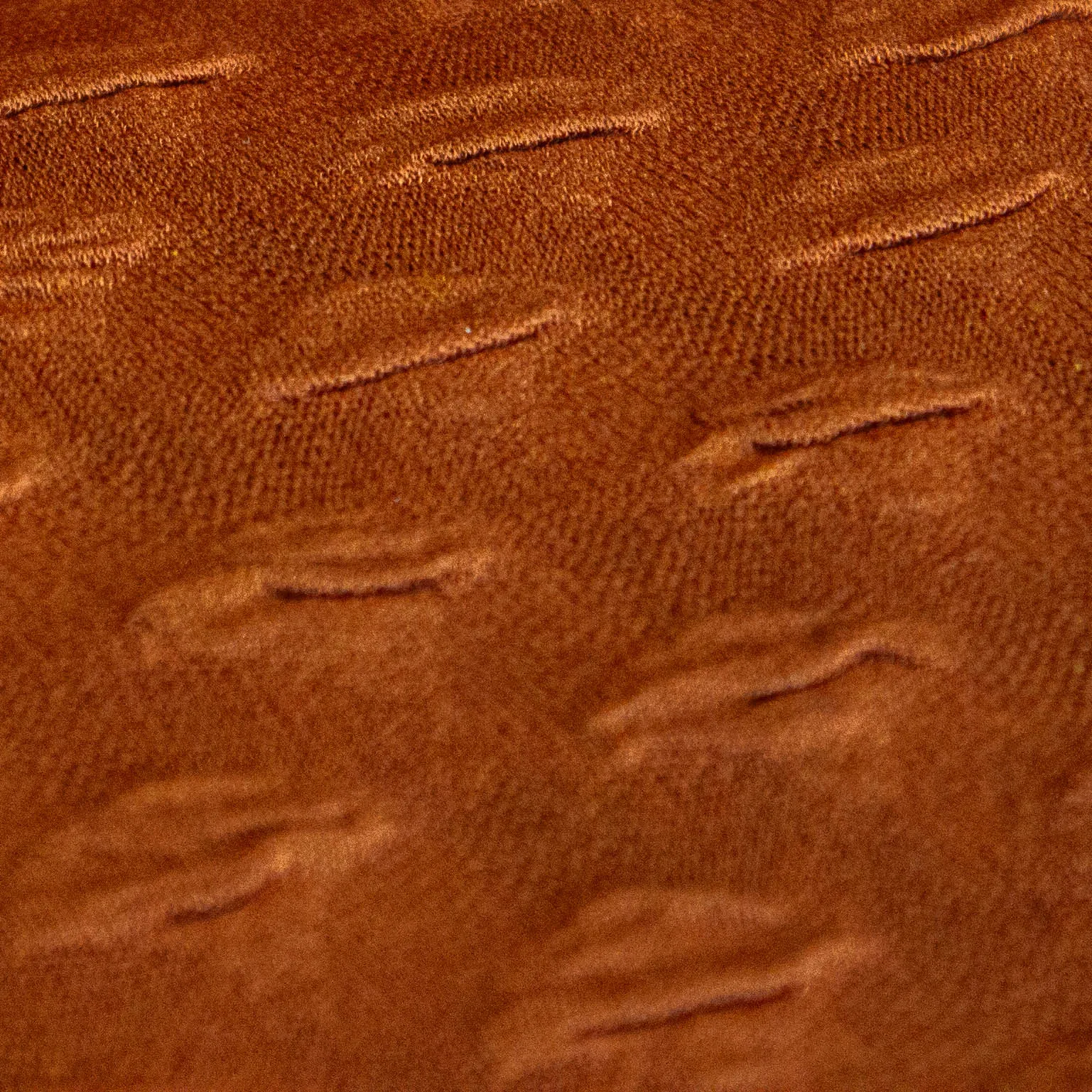 Jacquard tricot bruin dubbelzijdig