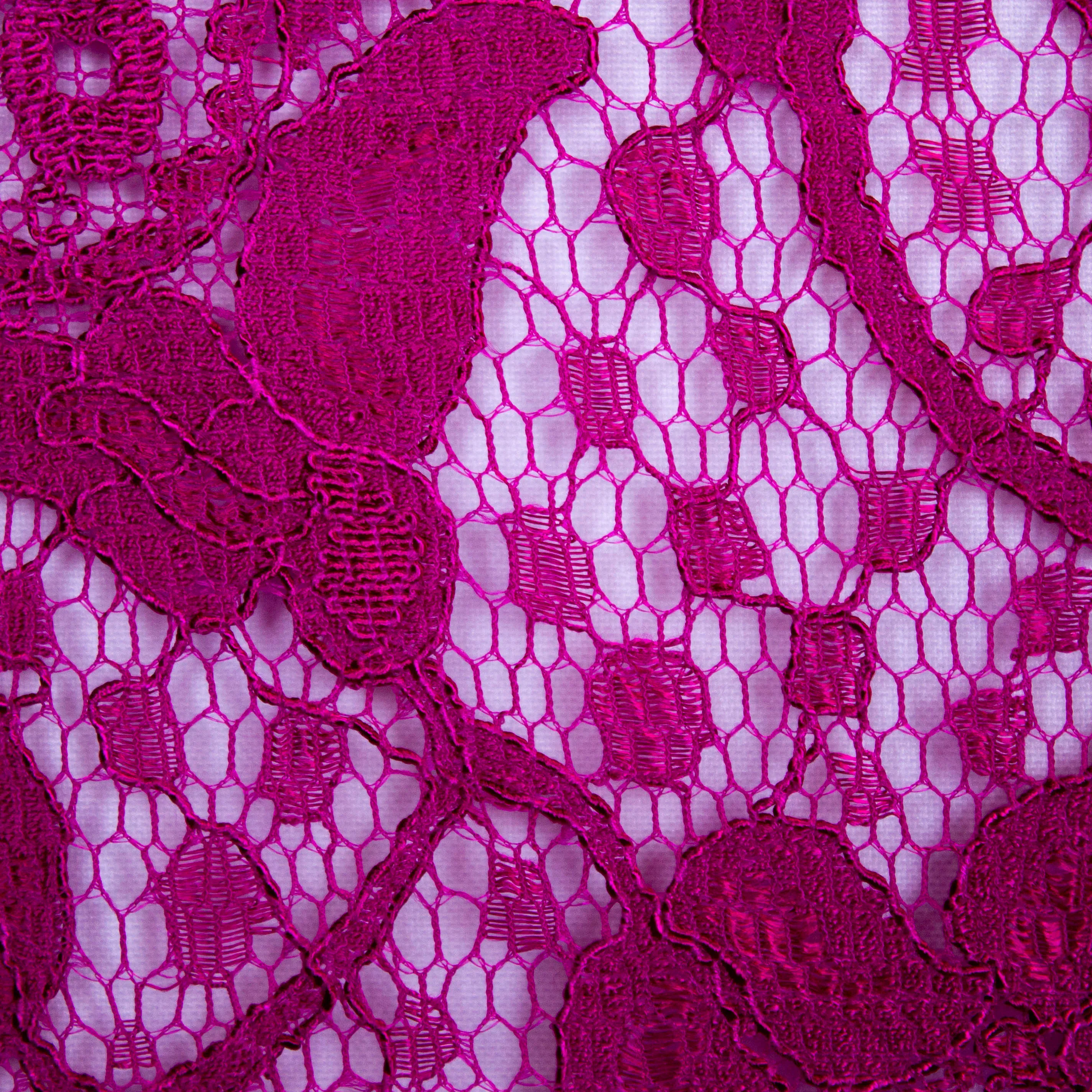 Kant roze bloemen