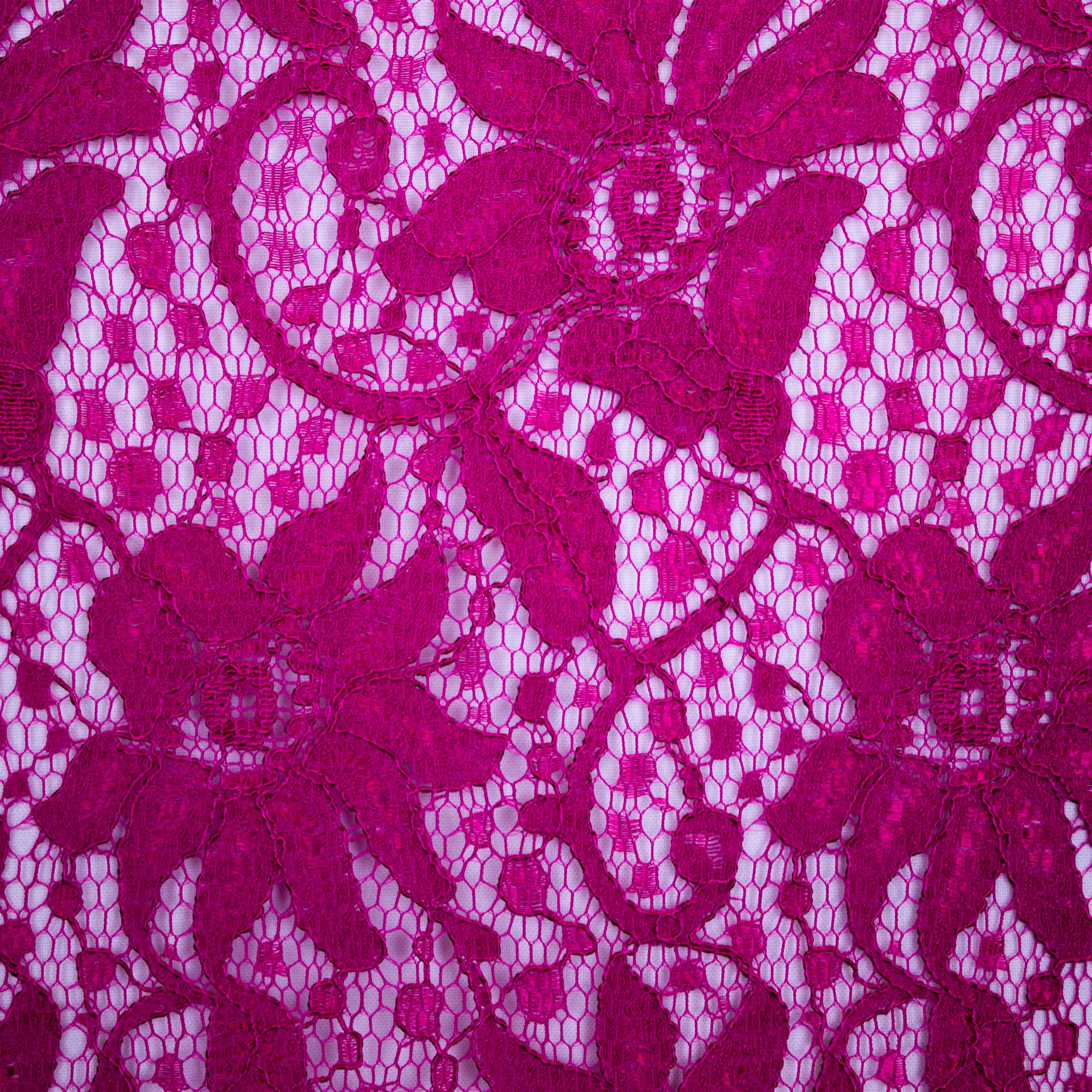 Kant roze bloemen