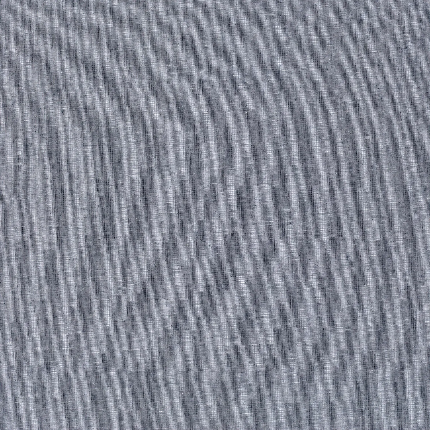Chambré stof melange jeansblauw