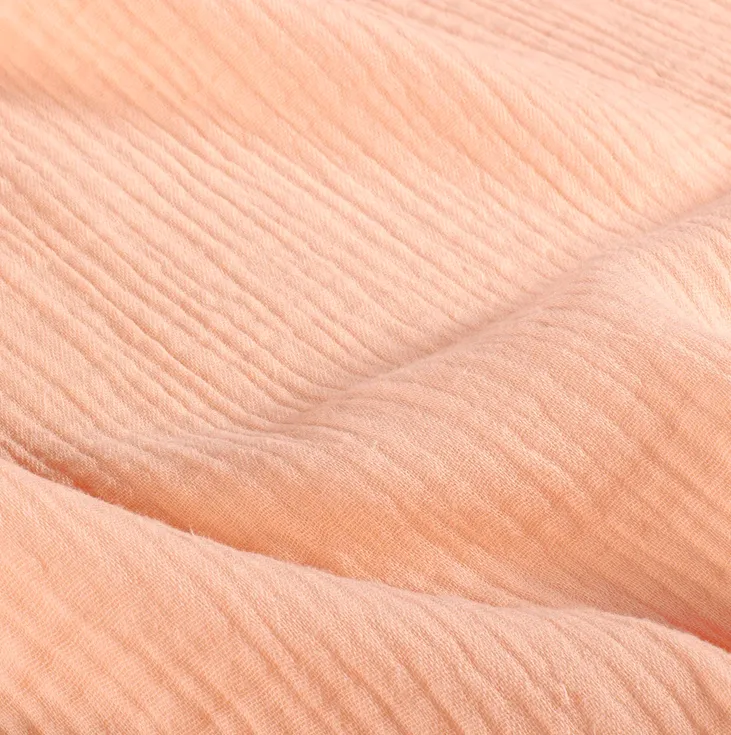 Mousseline effen zalm