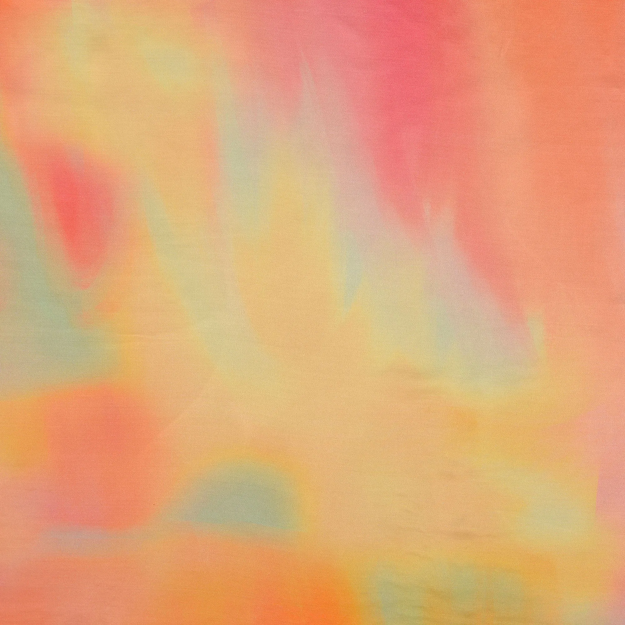 Viscose satijn oranje print