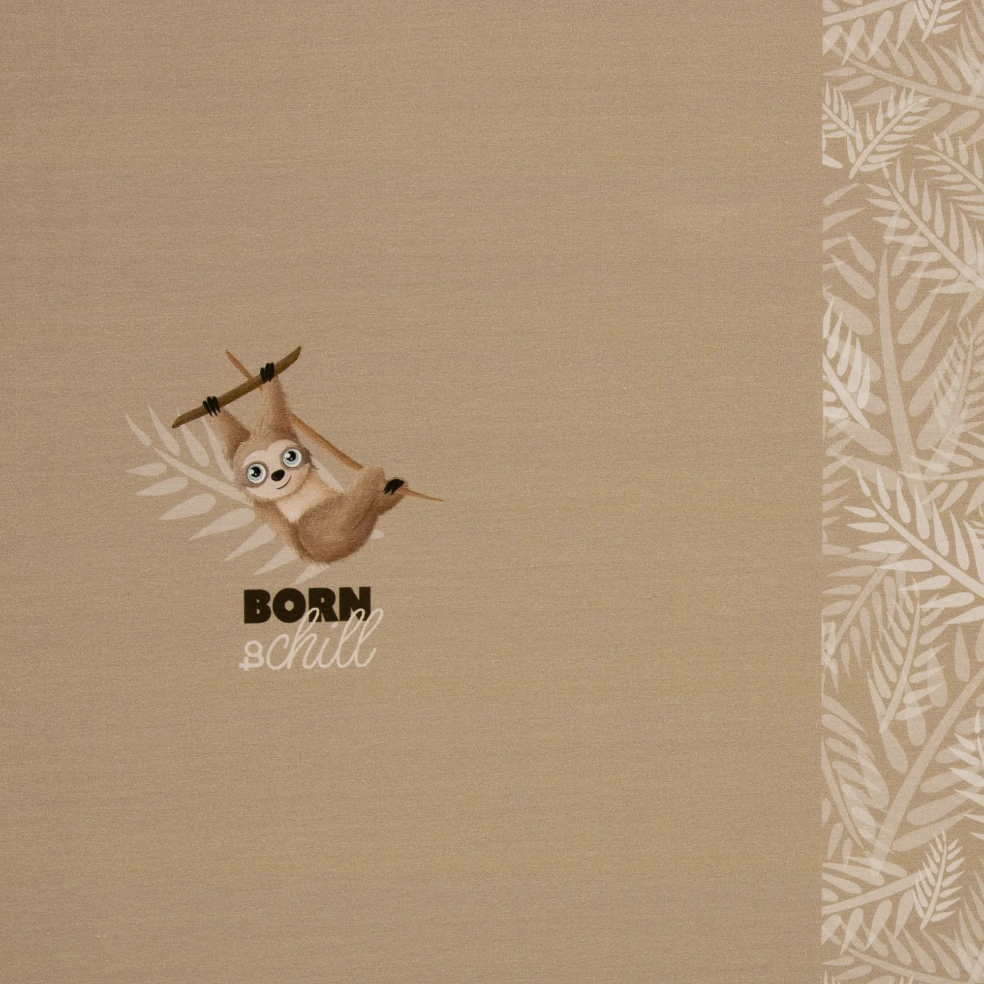 Paneel tricot beigemet otters 'Splish Splash' by Mrs Mint Design 55cm