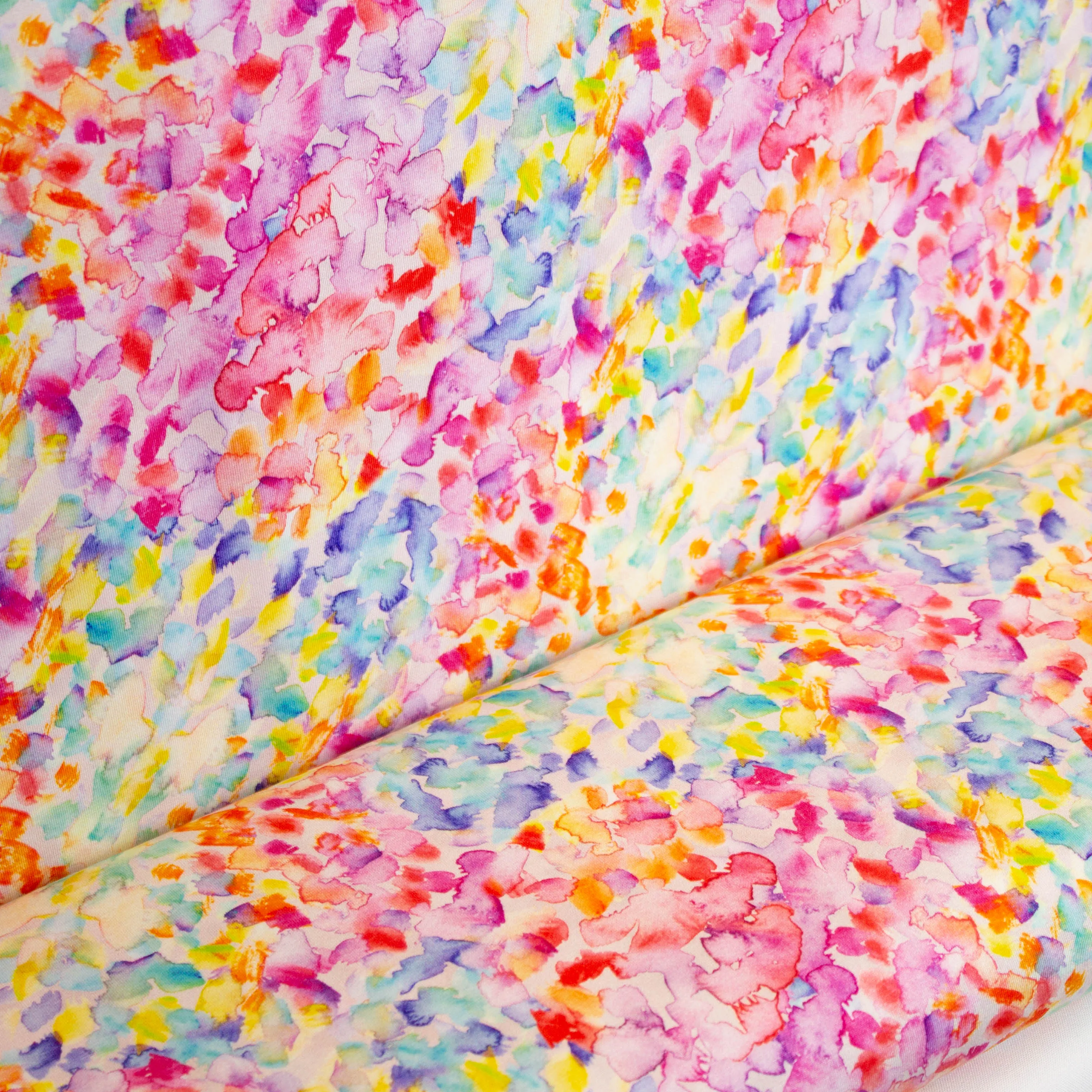 Bamboo tricot inkt print