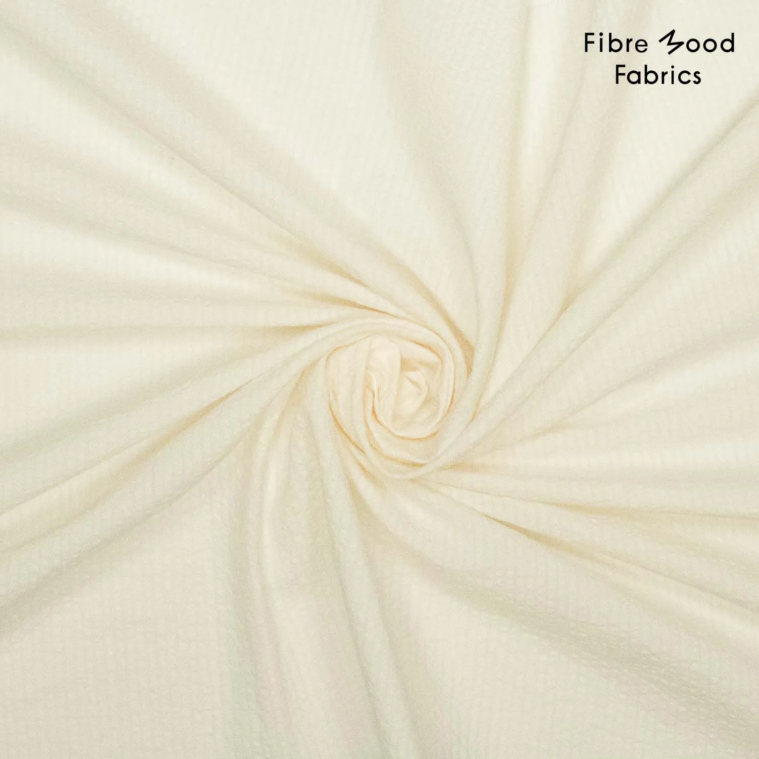 Offwhite seersucker - Fibre Mood