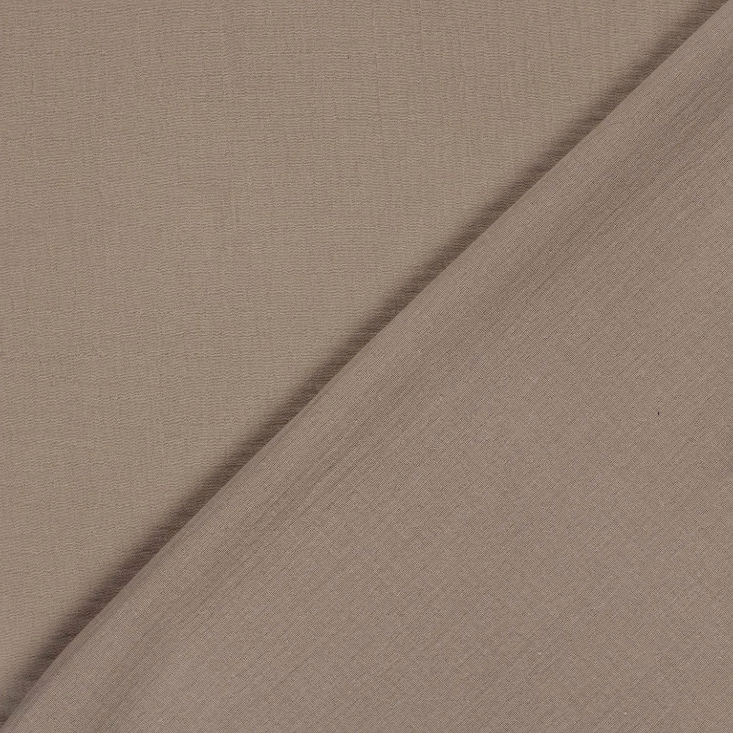 Mousseline effen beige