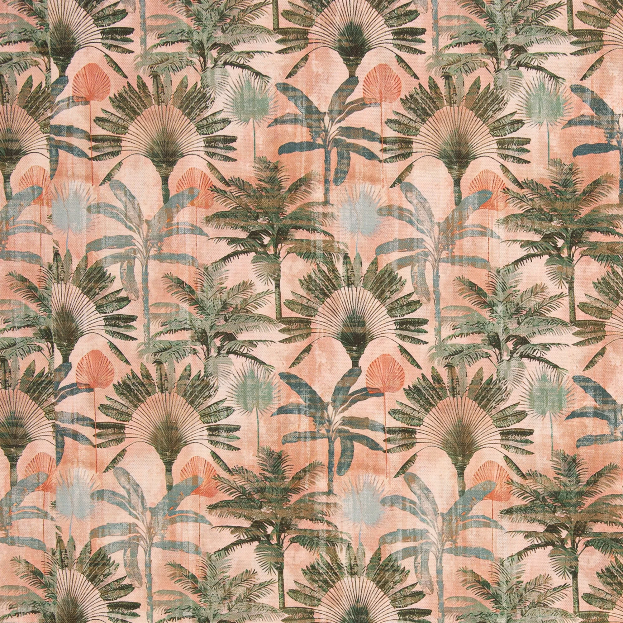 Canvas roze met exotische print 'Beate'