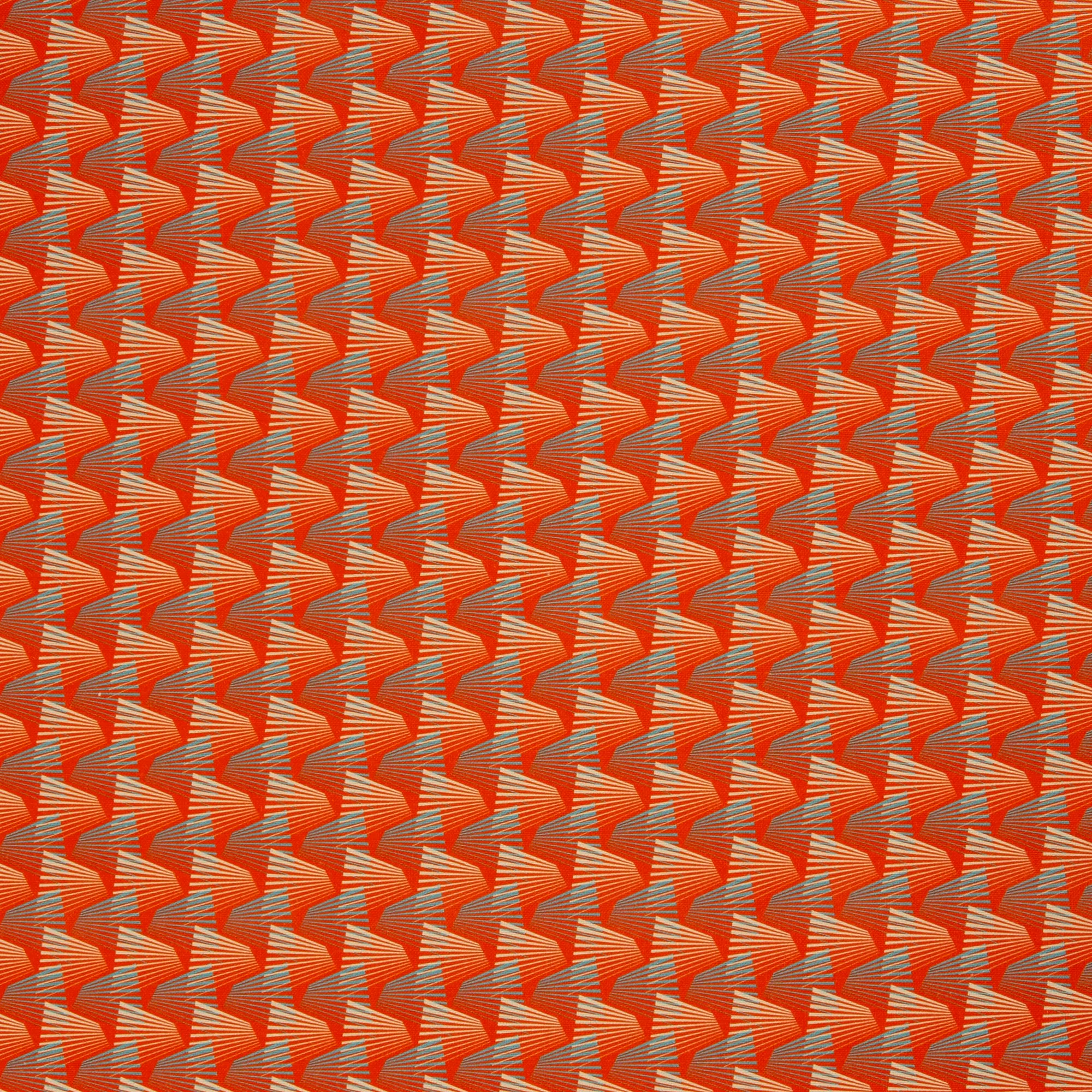 Canvas oranje met print 'Rocha'