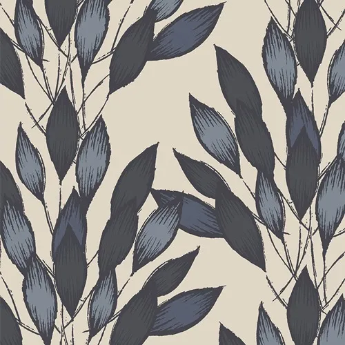 Canvas 'Brushed Leaves' by Amy Sinibaldi
