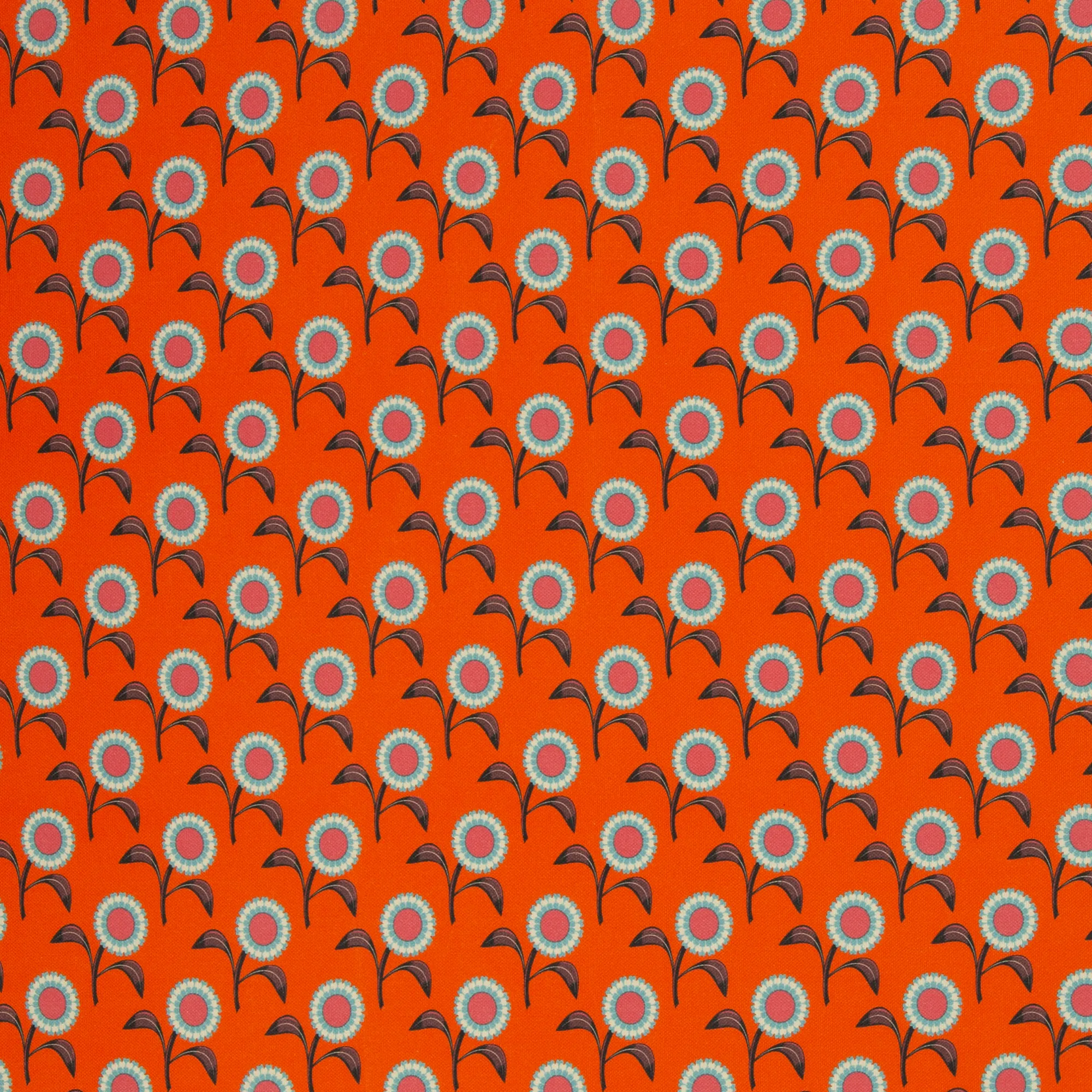 Canvas oranje met print 'Rocha'