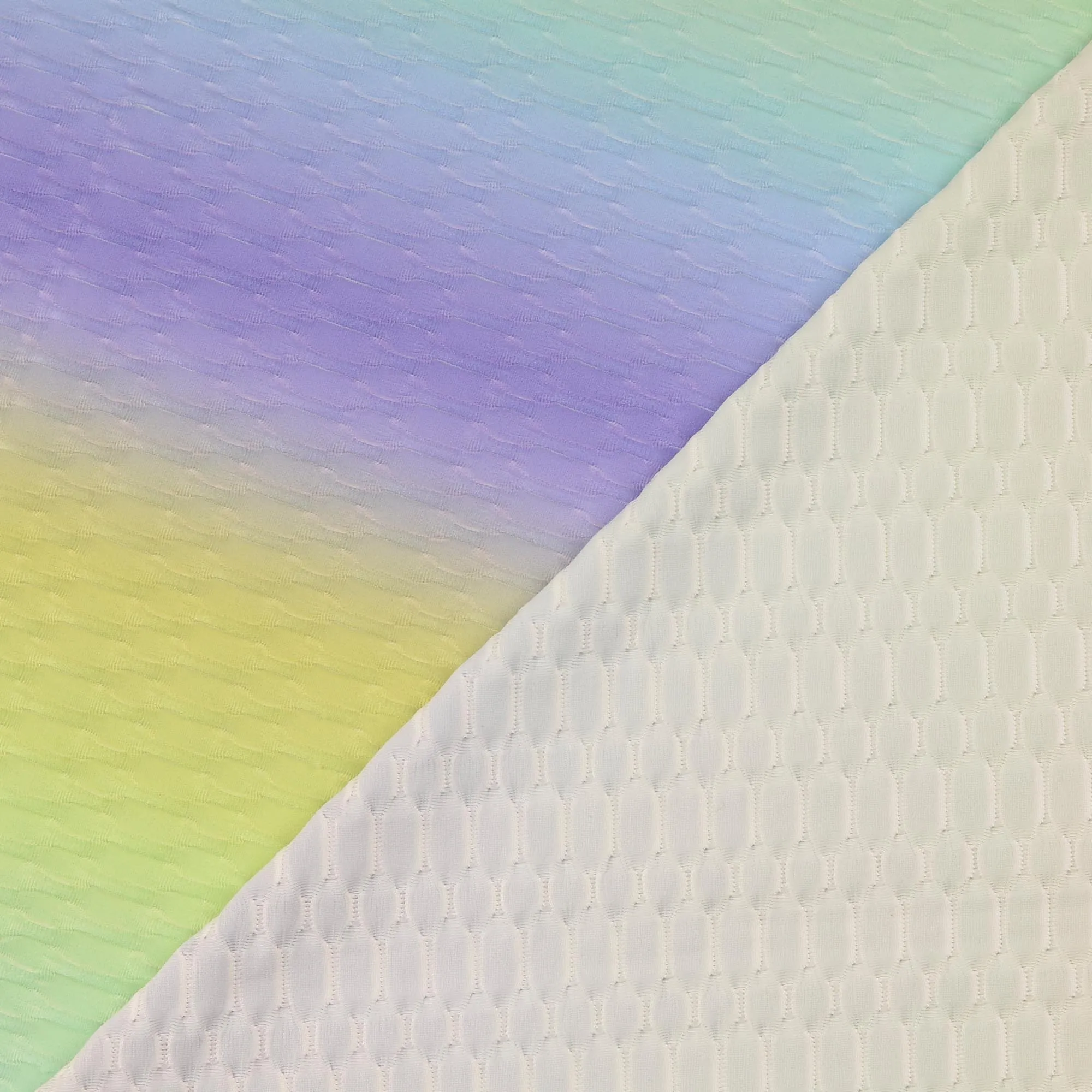 Badpakstof gradient met structuur