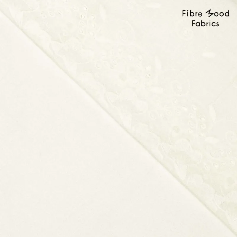 Broderie wit - Fibre Mood