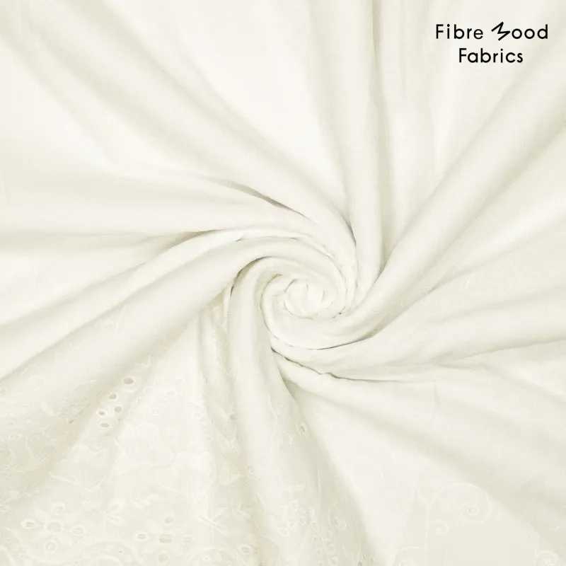 Broderie wit - Fibre Mood