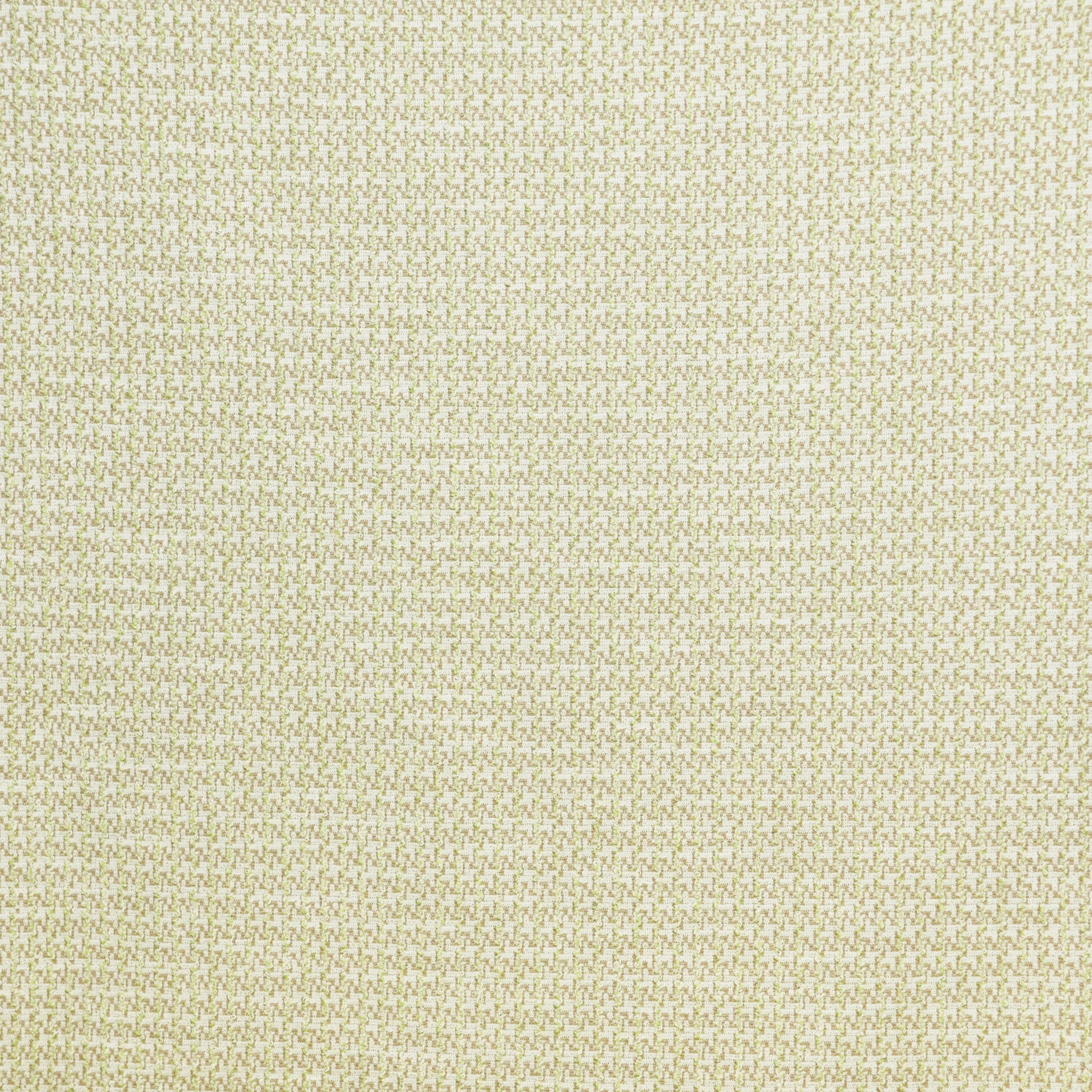 Chanelstof wit-beige met geelgroene glinstering