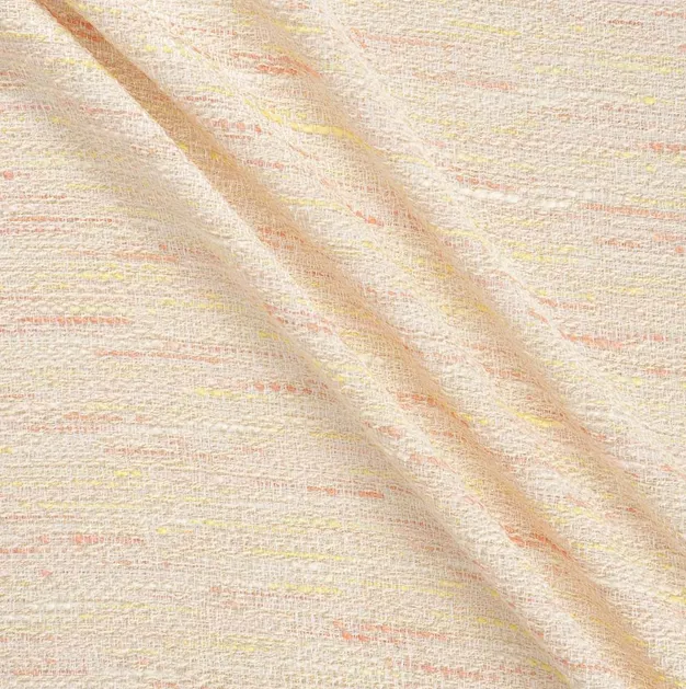Tweed roze-geel met glinstering