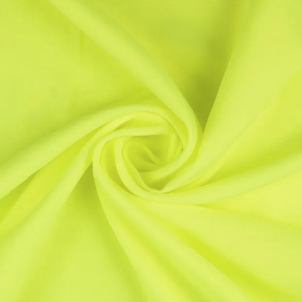 Burlington effen neon geel