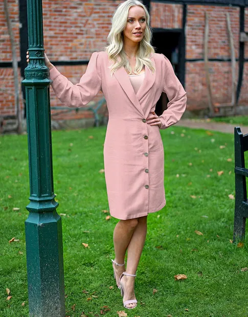 Linnen roze