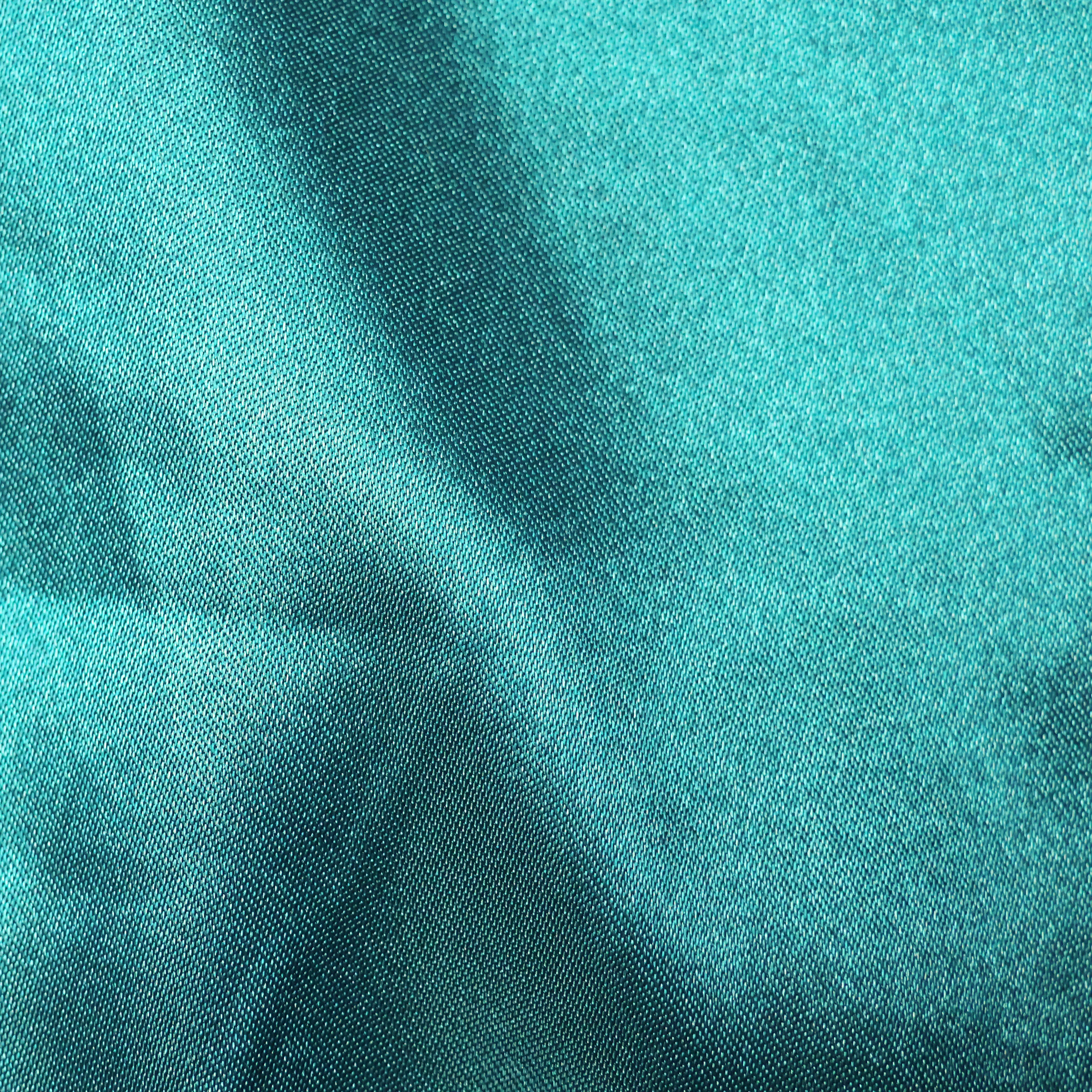 Satijn aqua blauw