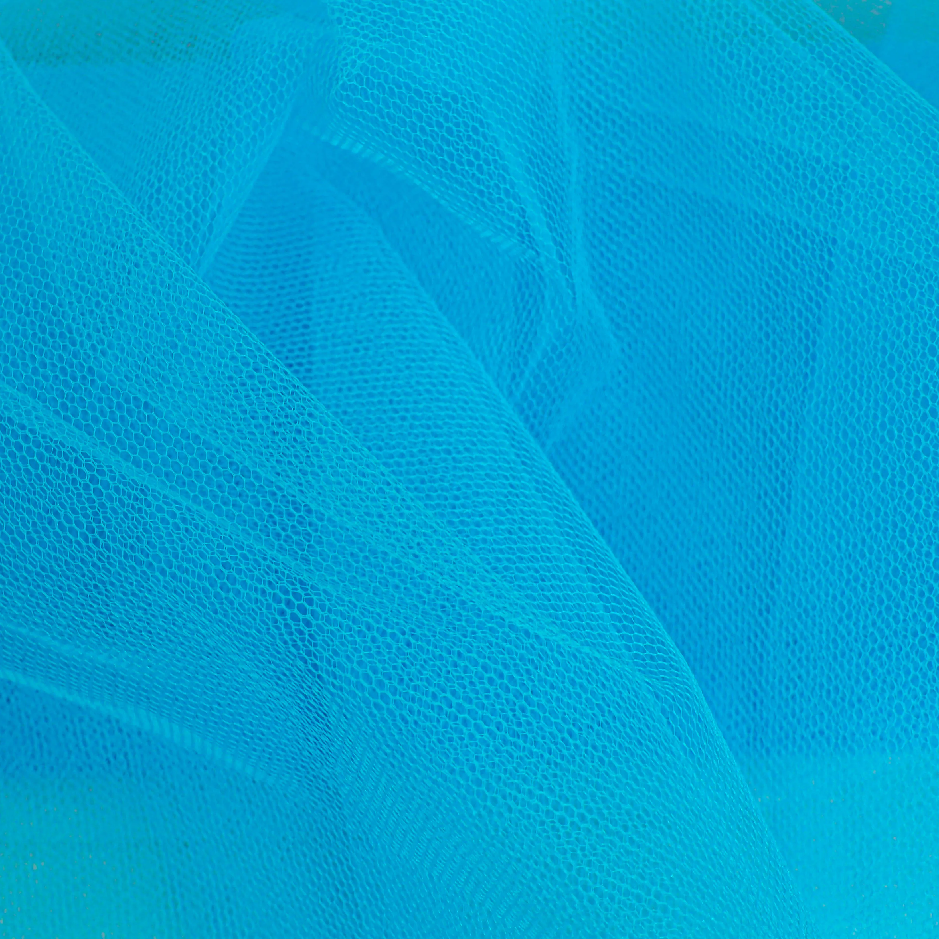 Tule fluo blauw