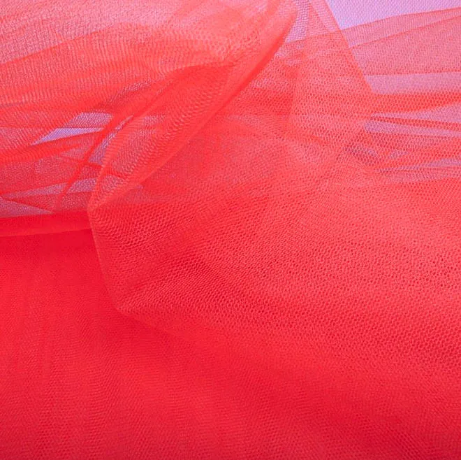 Tule fluo rood
