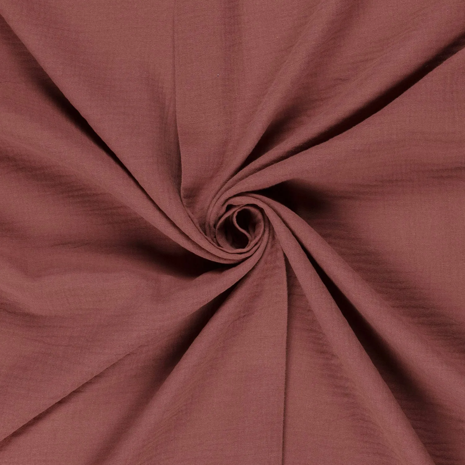 Mousseline effen brique