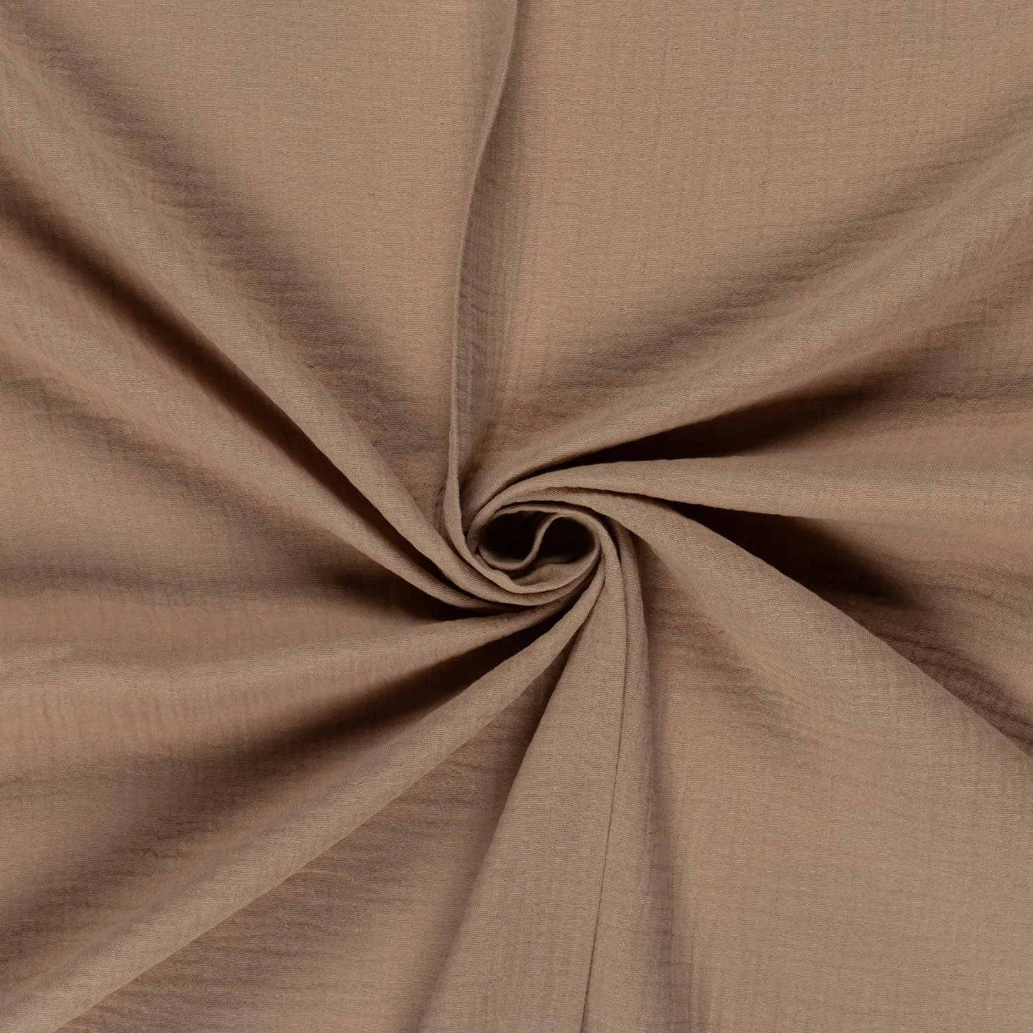 Mousseline effen beige
