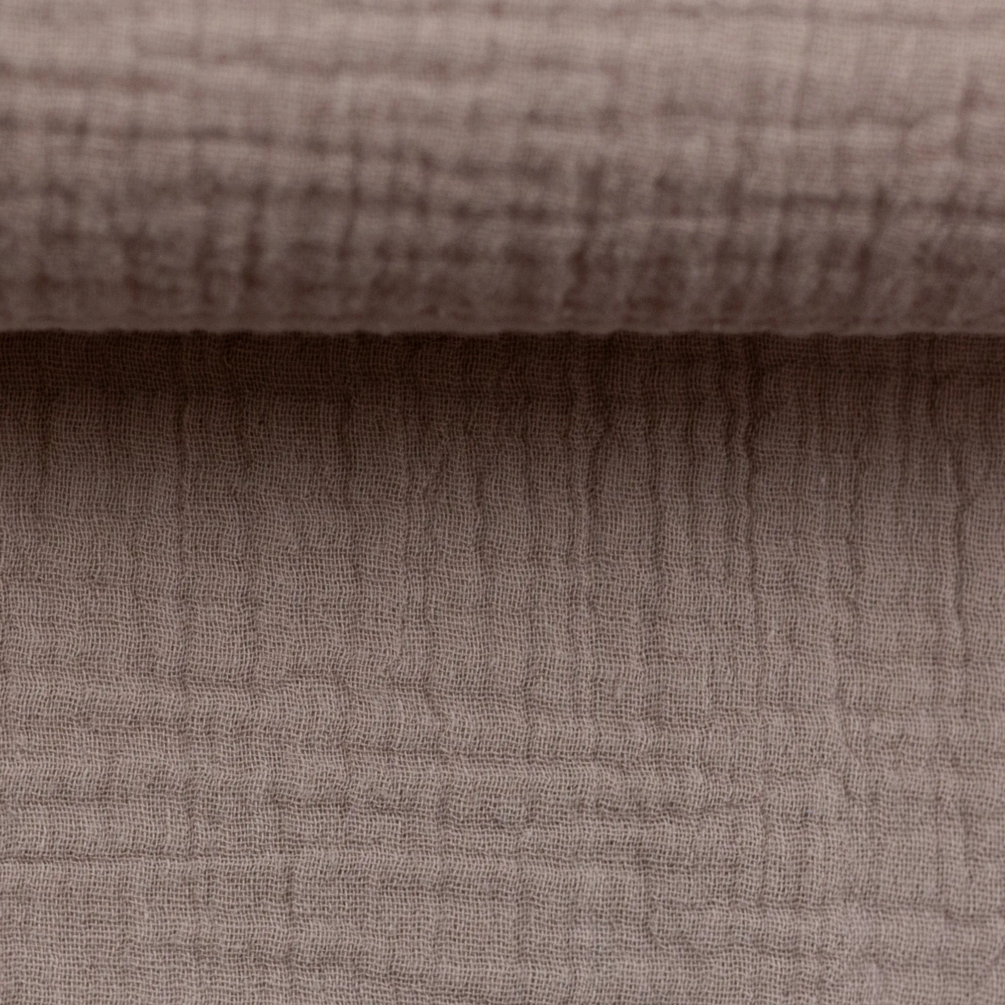 Double gauze effen beige