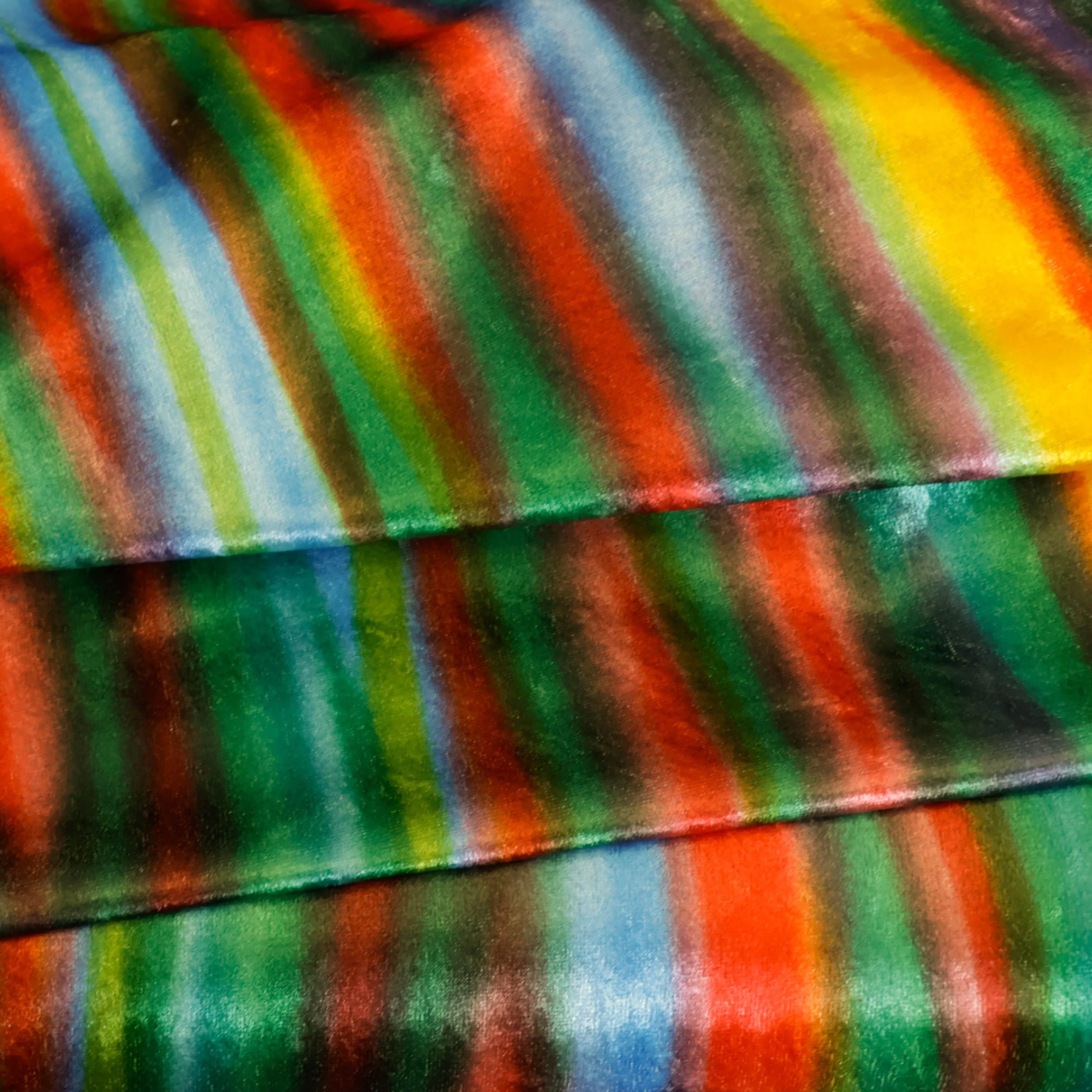 Polyester zacht multicolor zebra patroon