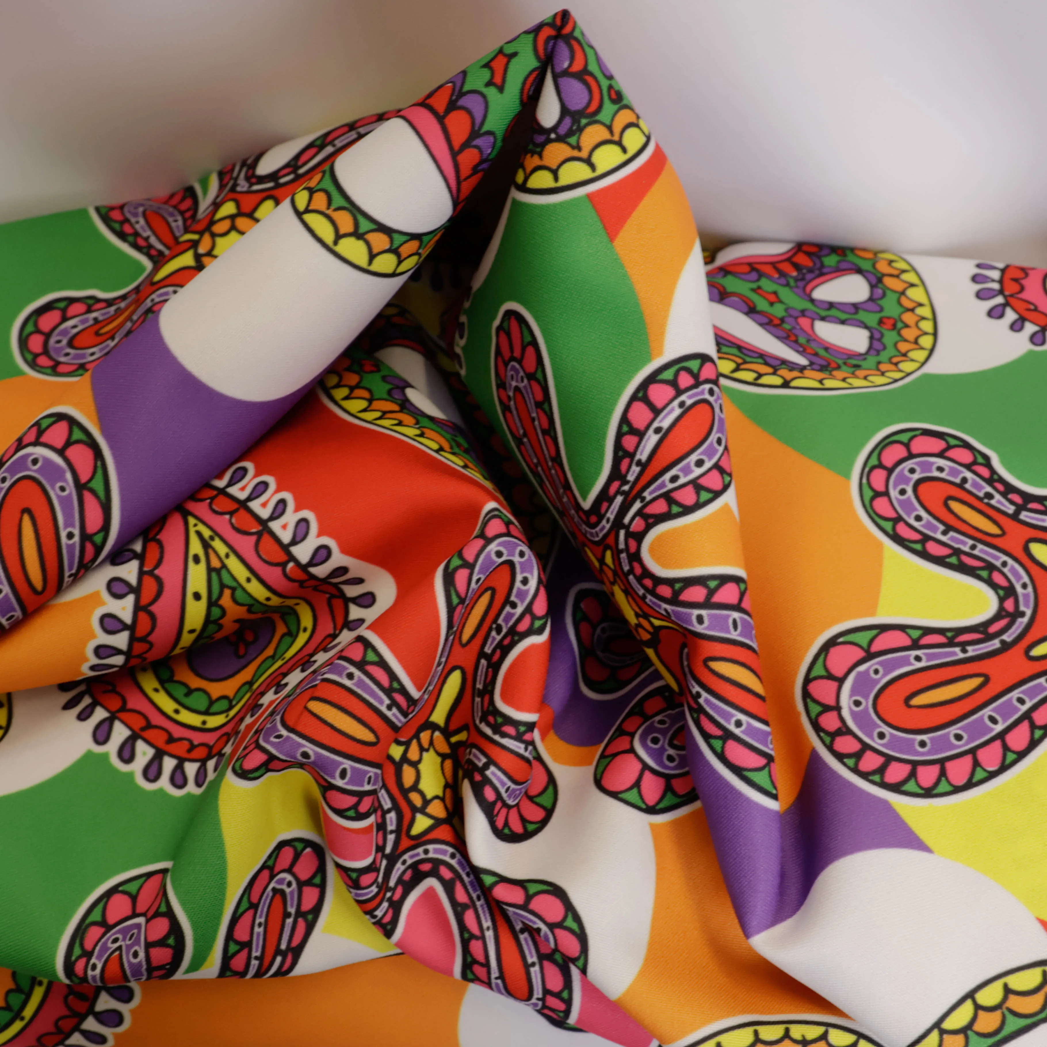 Polyester met mandala's