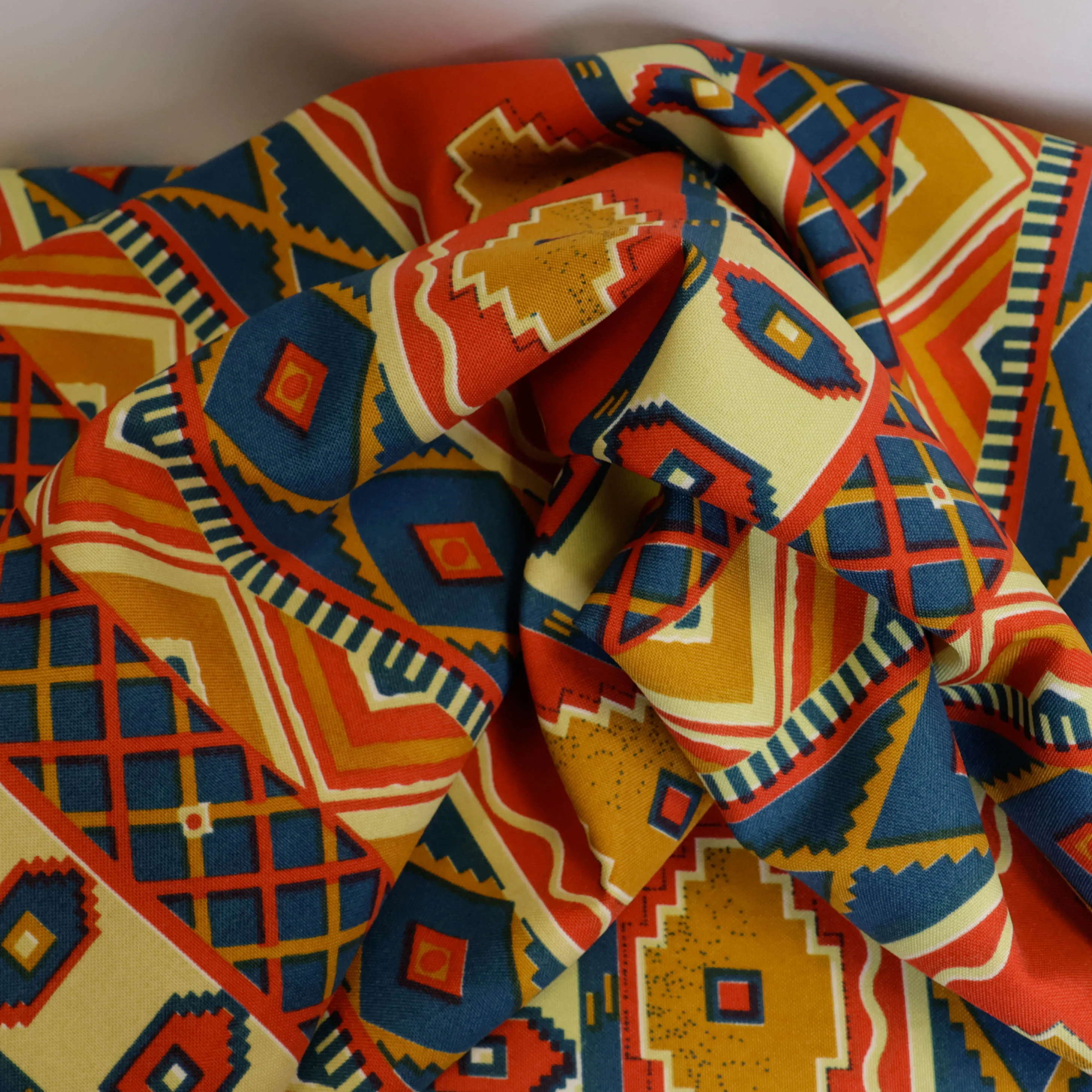Polyester met Boheems patroon