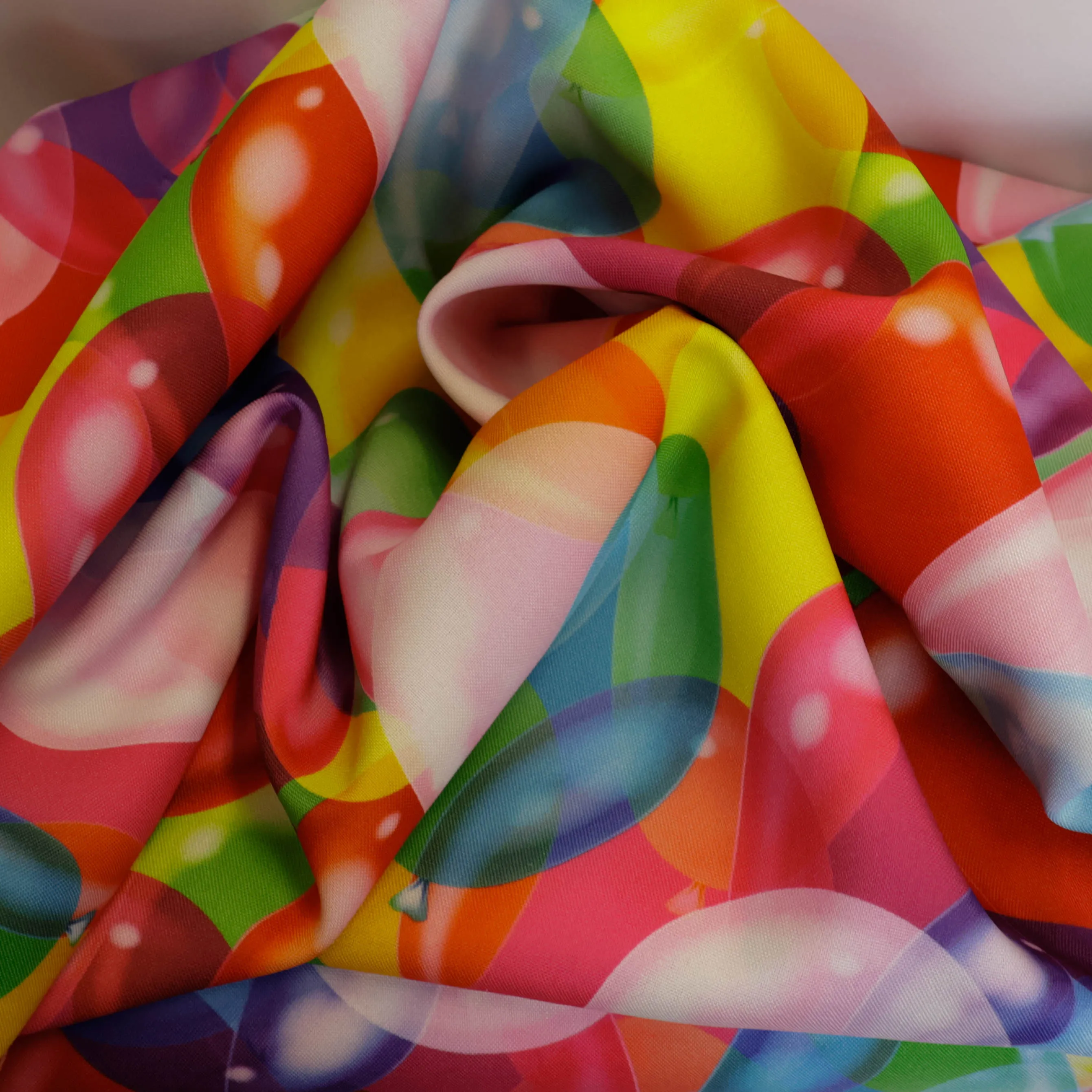 Polyester met ballonnen