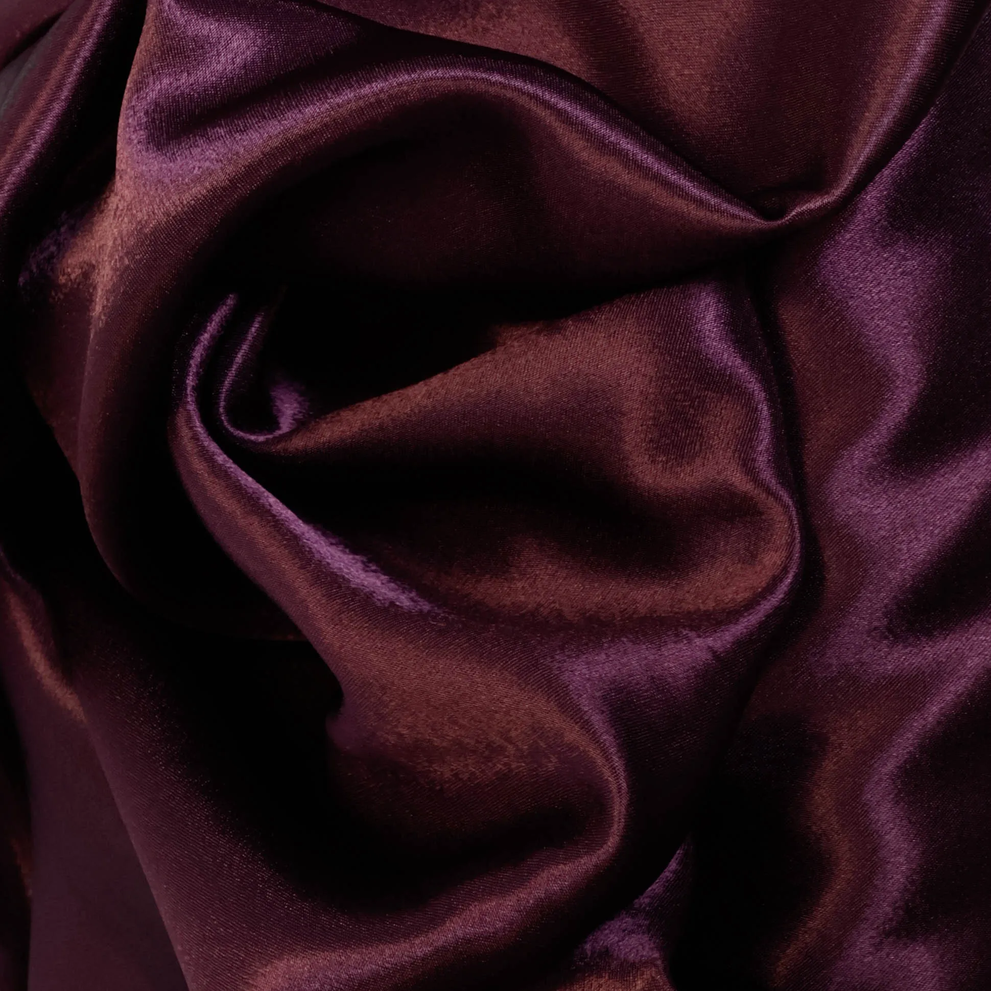Satijn aubergine