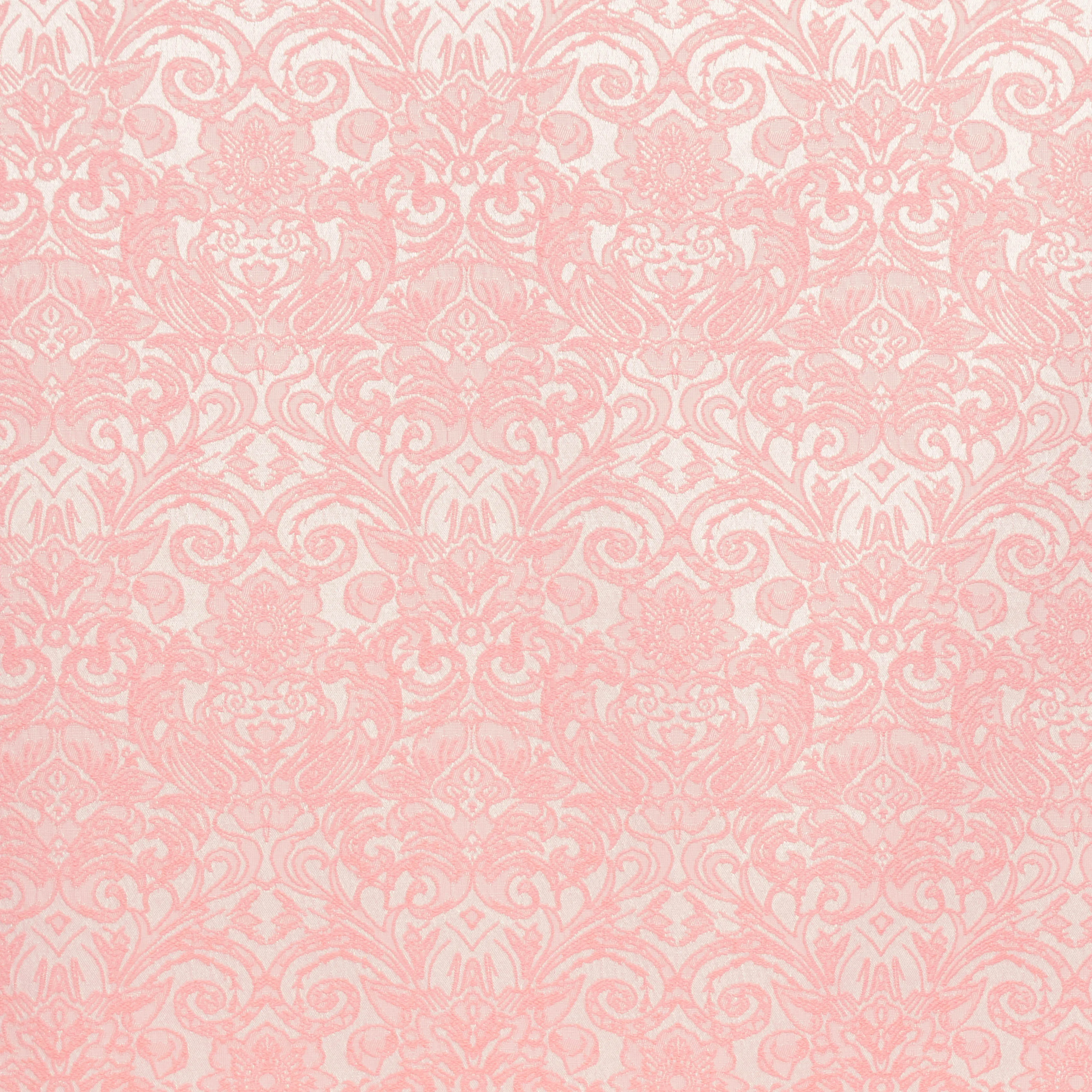 Chanelstof roze met bloemmotief