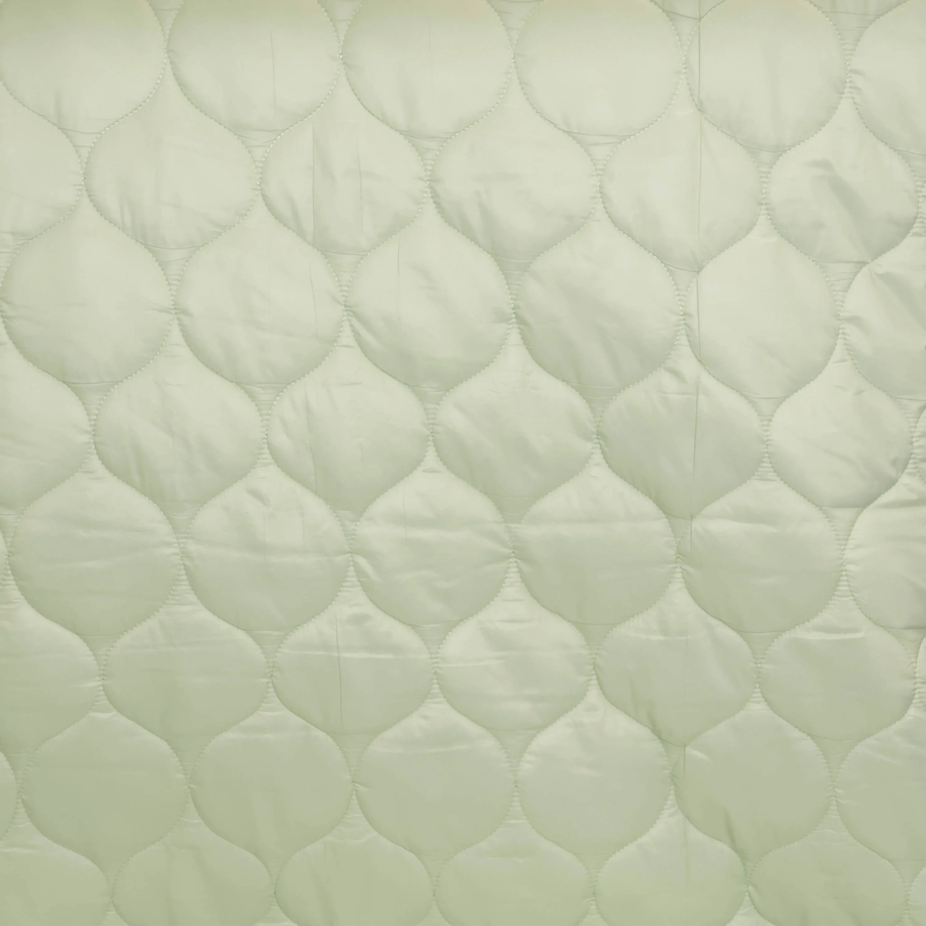 Fijne matelassé pastelgroen