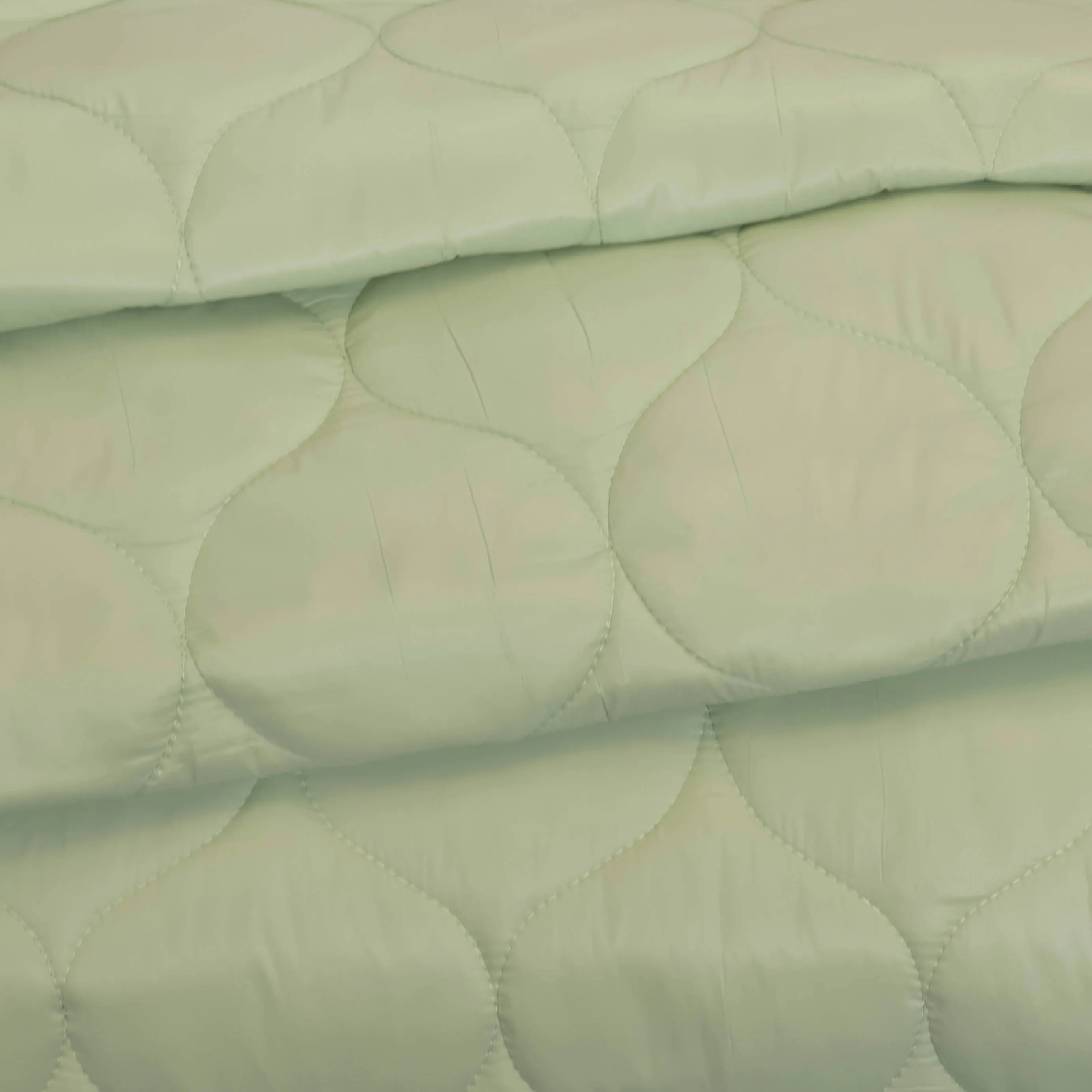 Fijne matelassé pastelgroen