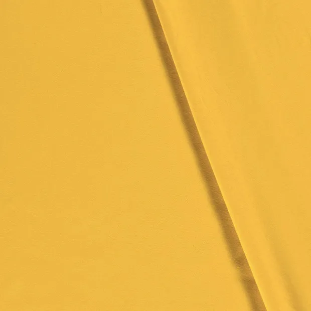 Katoen tricot botergeel