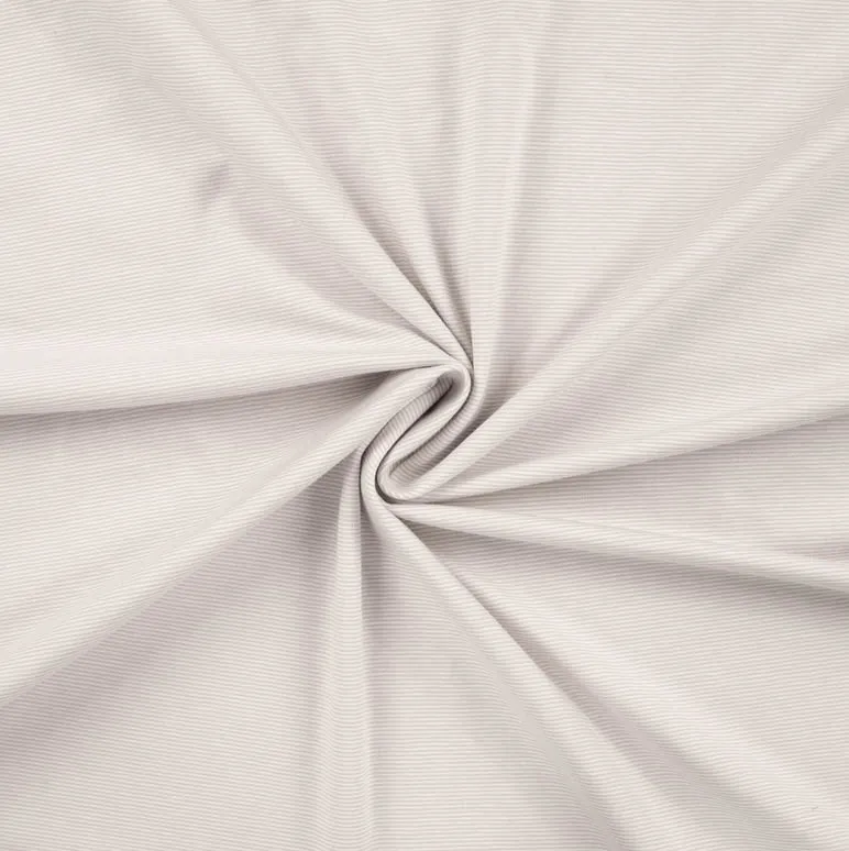 Tricot gestreept zandkleurig  - Qjutie & the Qjutest