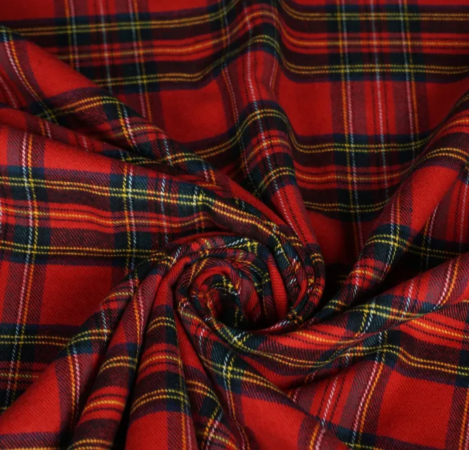Flanel tartan rood  - Qjutie & the Qjutest