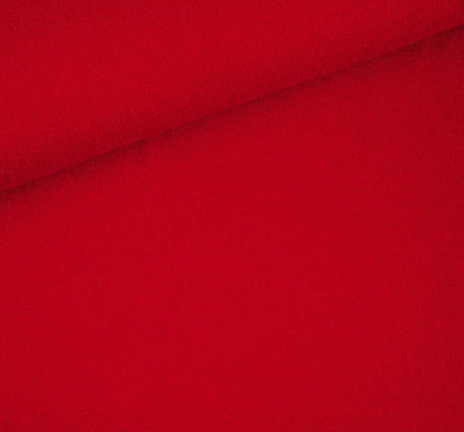 Gebreide stof rood