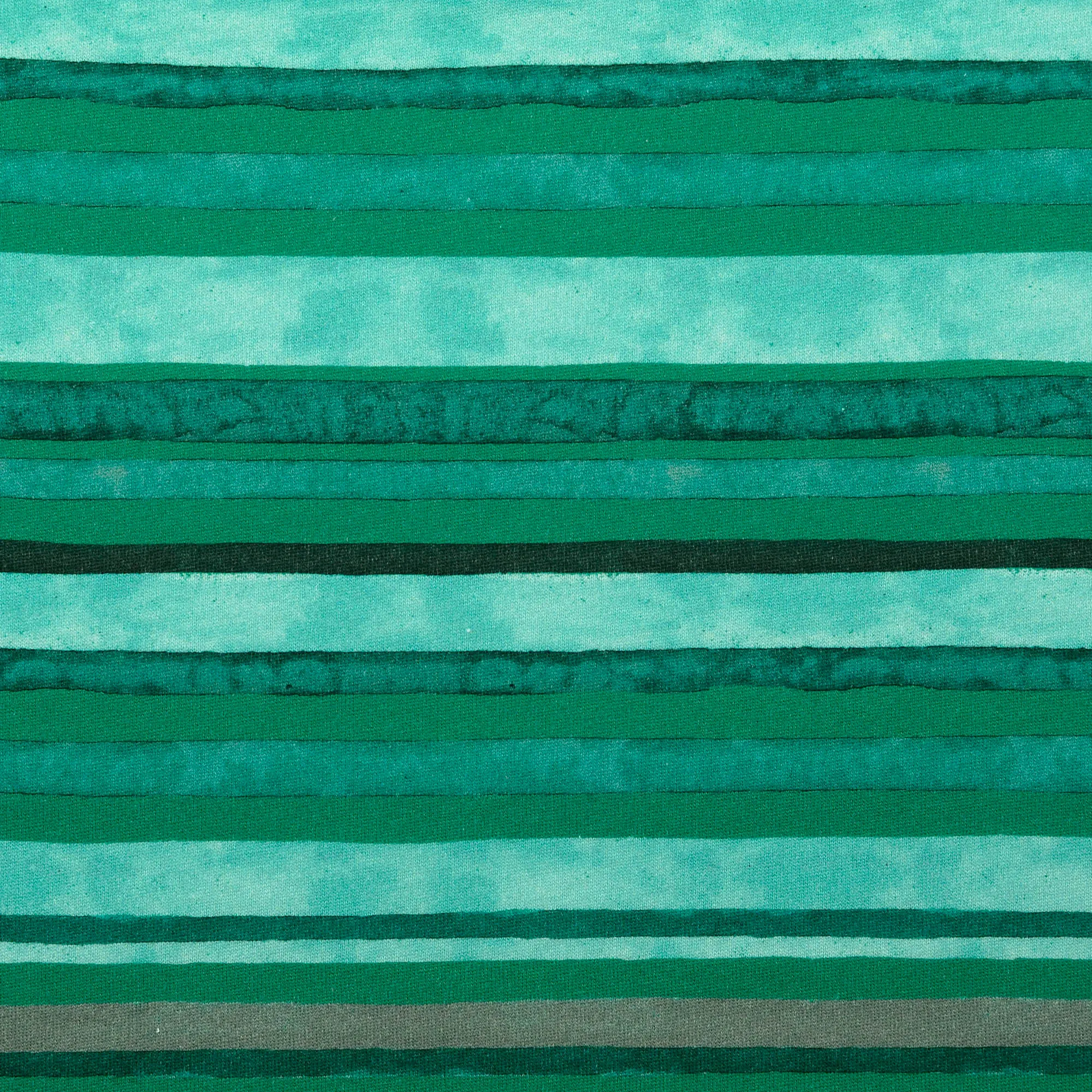 Sweaterstof gestreept groen