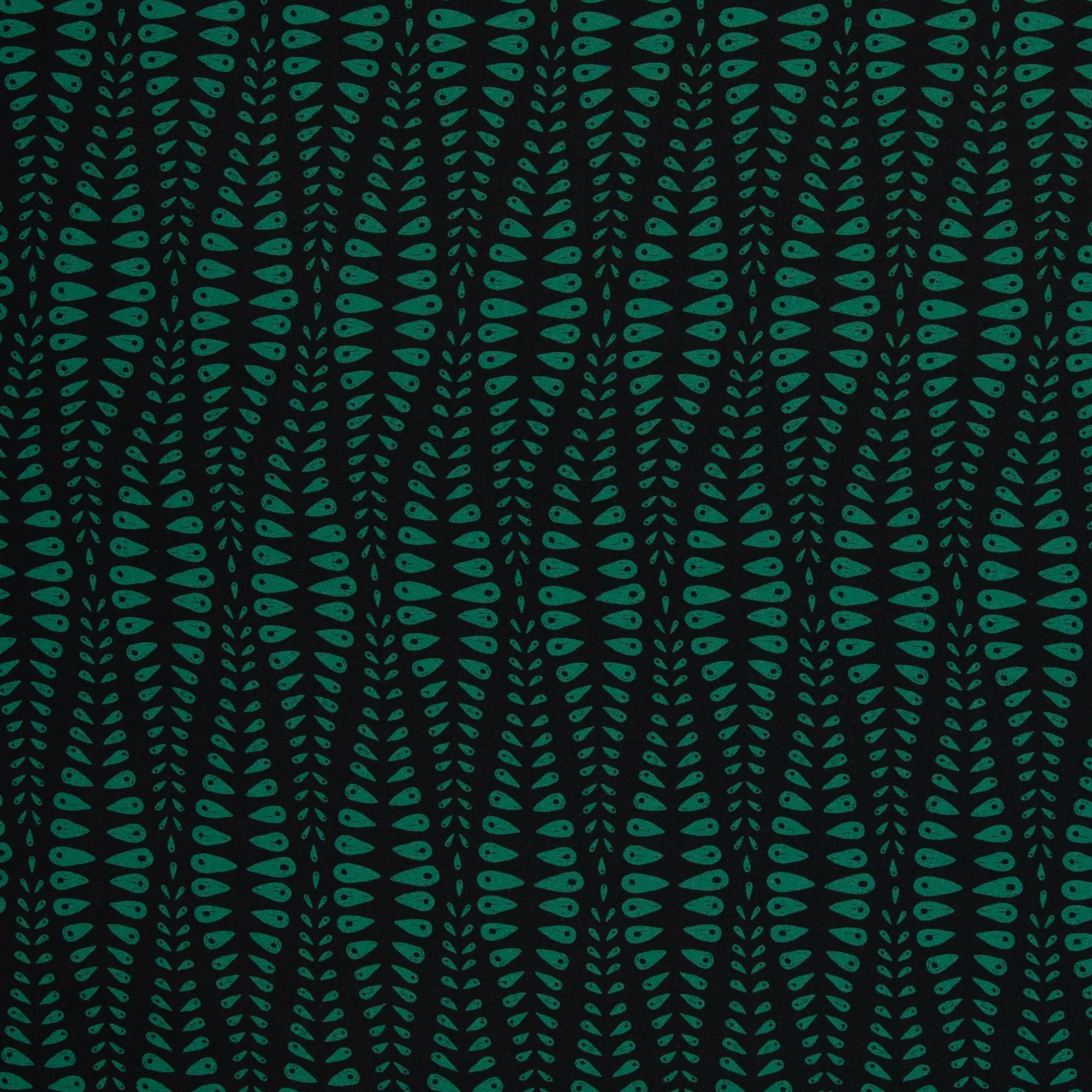 Viscose groen met print