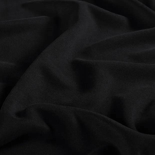 Zachte tricot met fijne structuur zwart - My Image