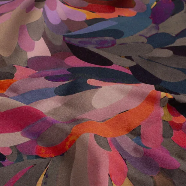 Viscose met kleurrijk patroon