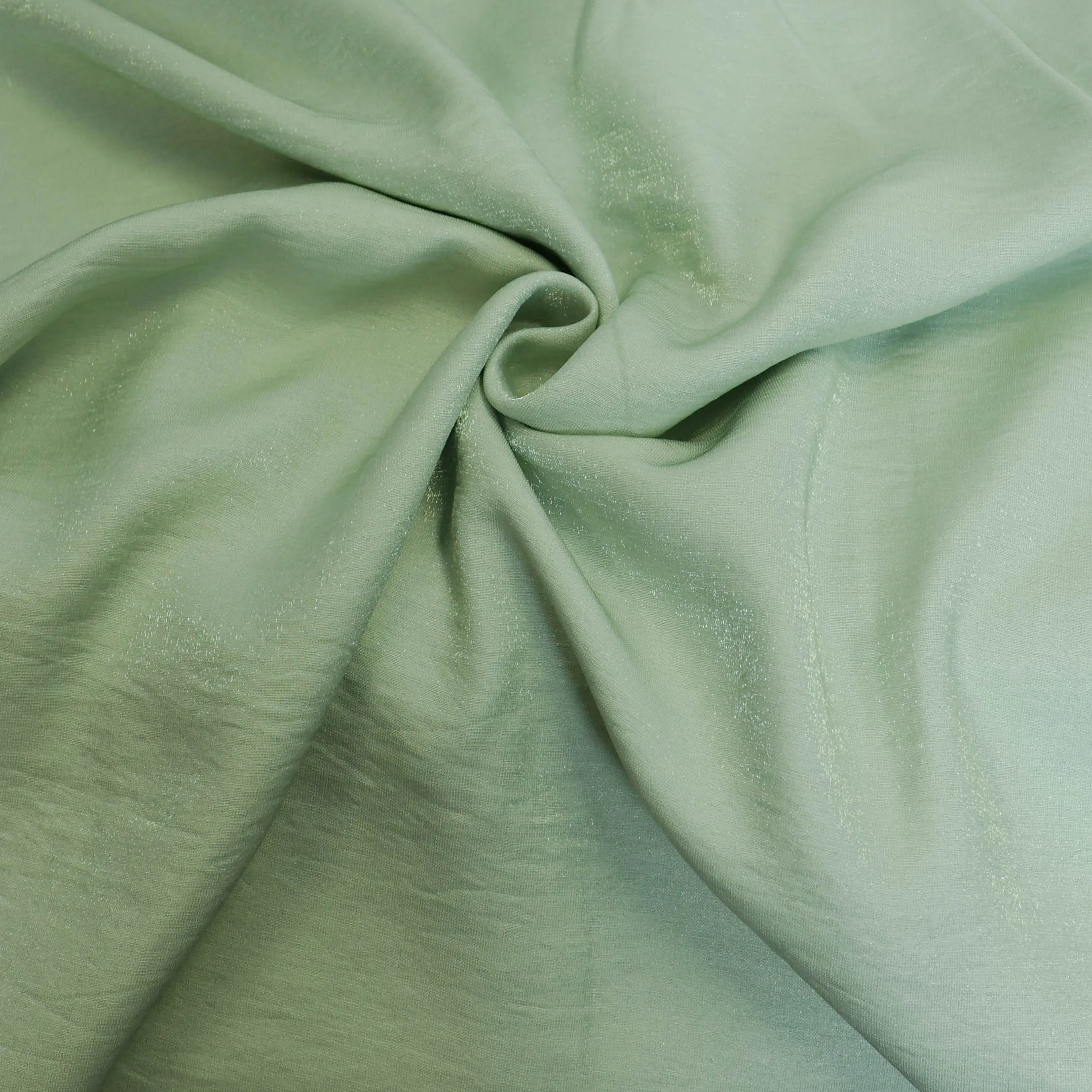 Glans viscose muntgroen - Fibre Mood