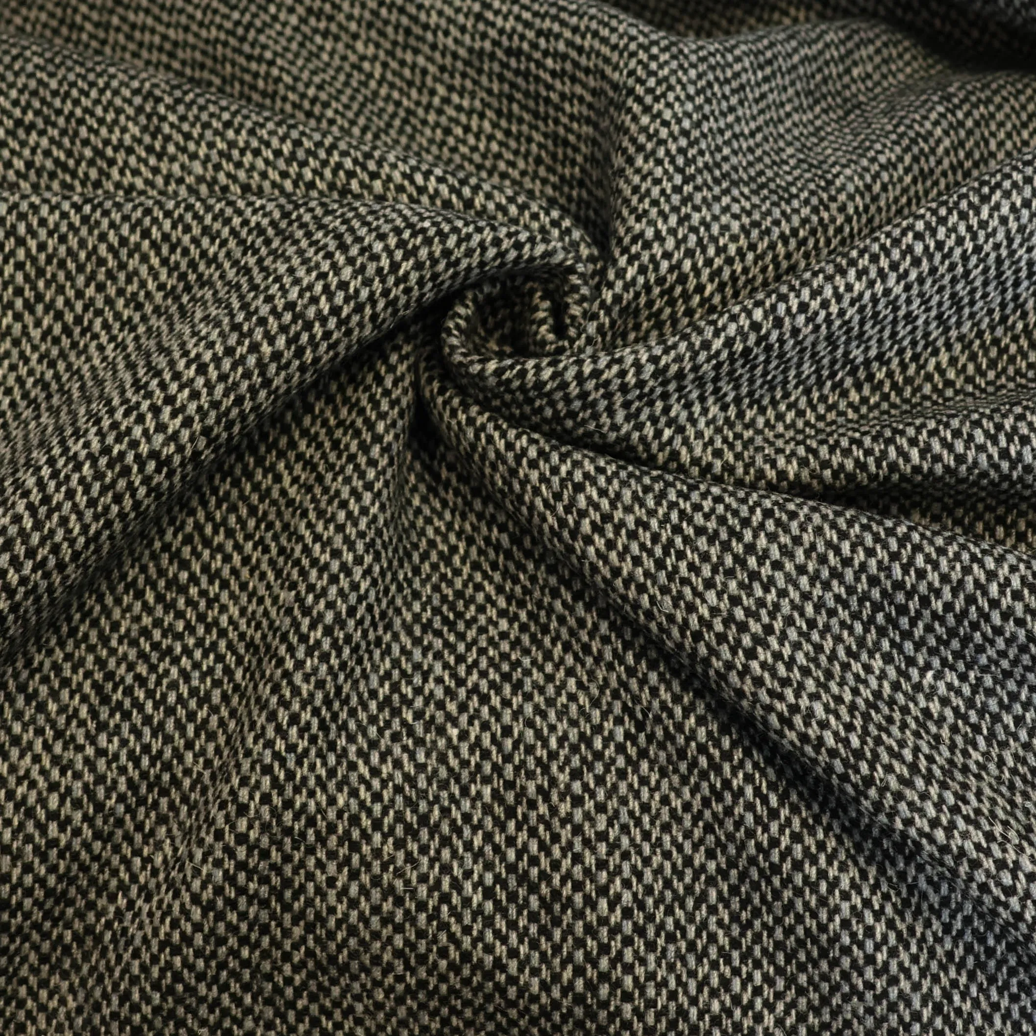 Manteltweed grijs