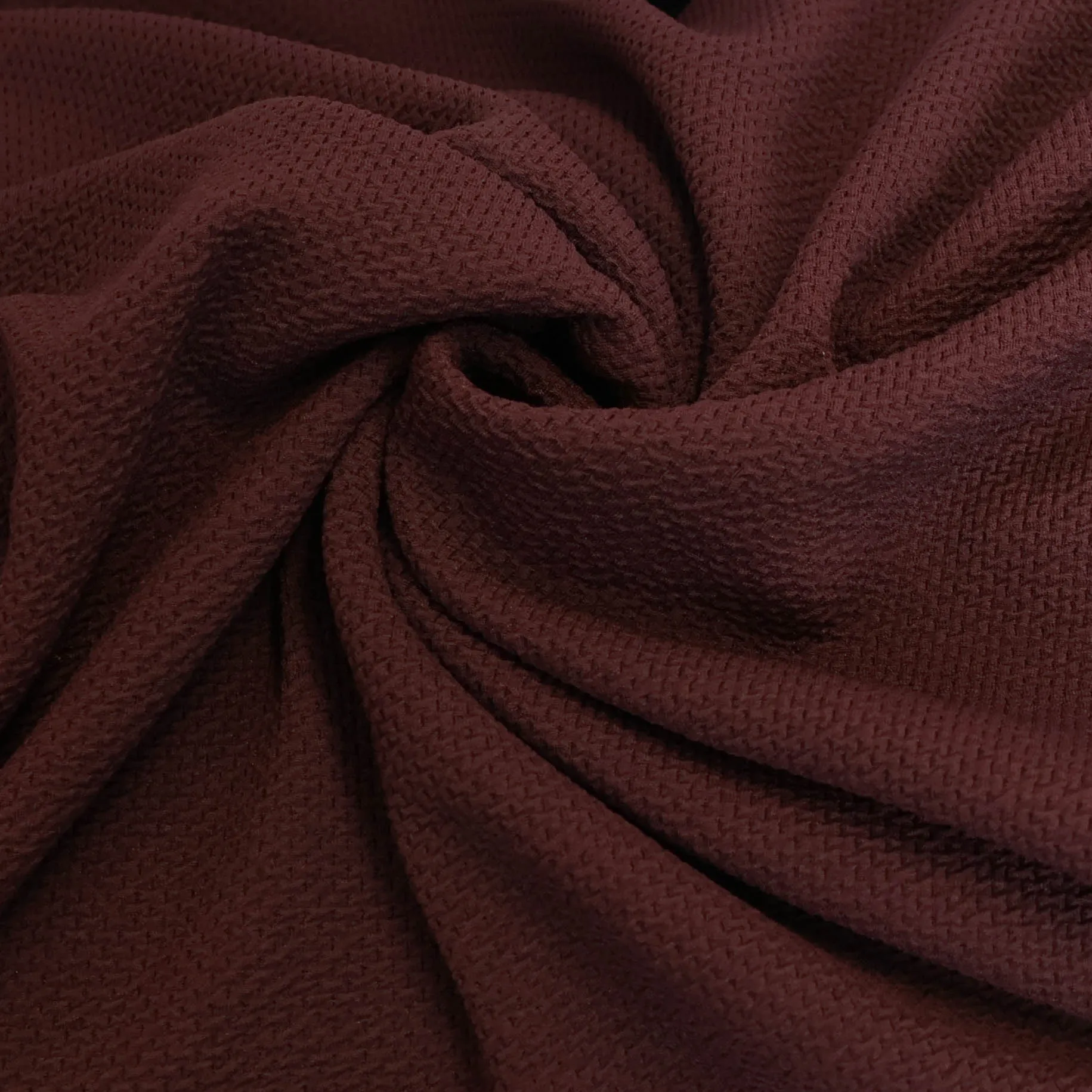 Stretch structuur tricot bordeaux