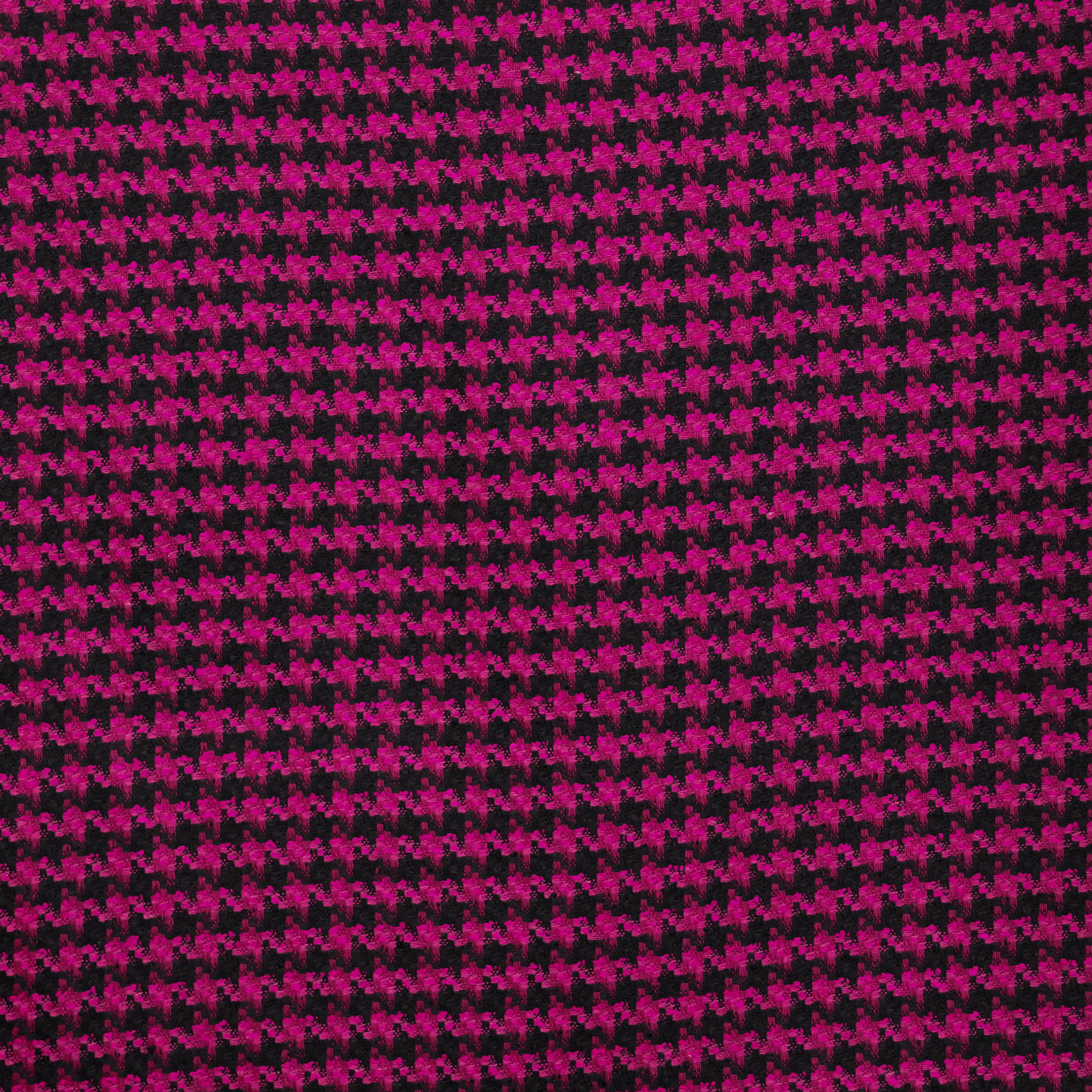 Pied de poule fuchsia