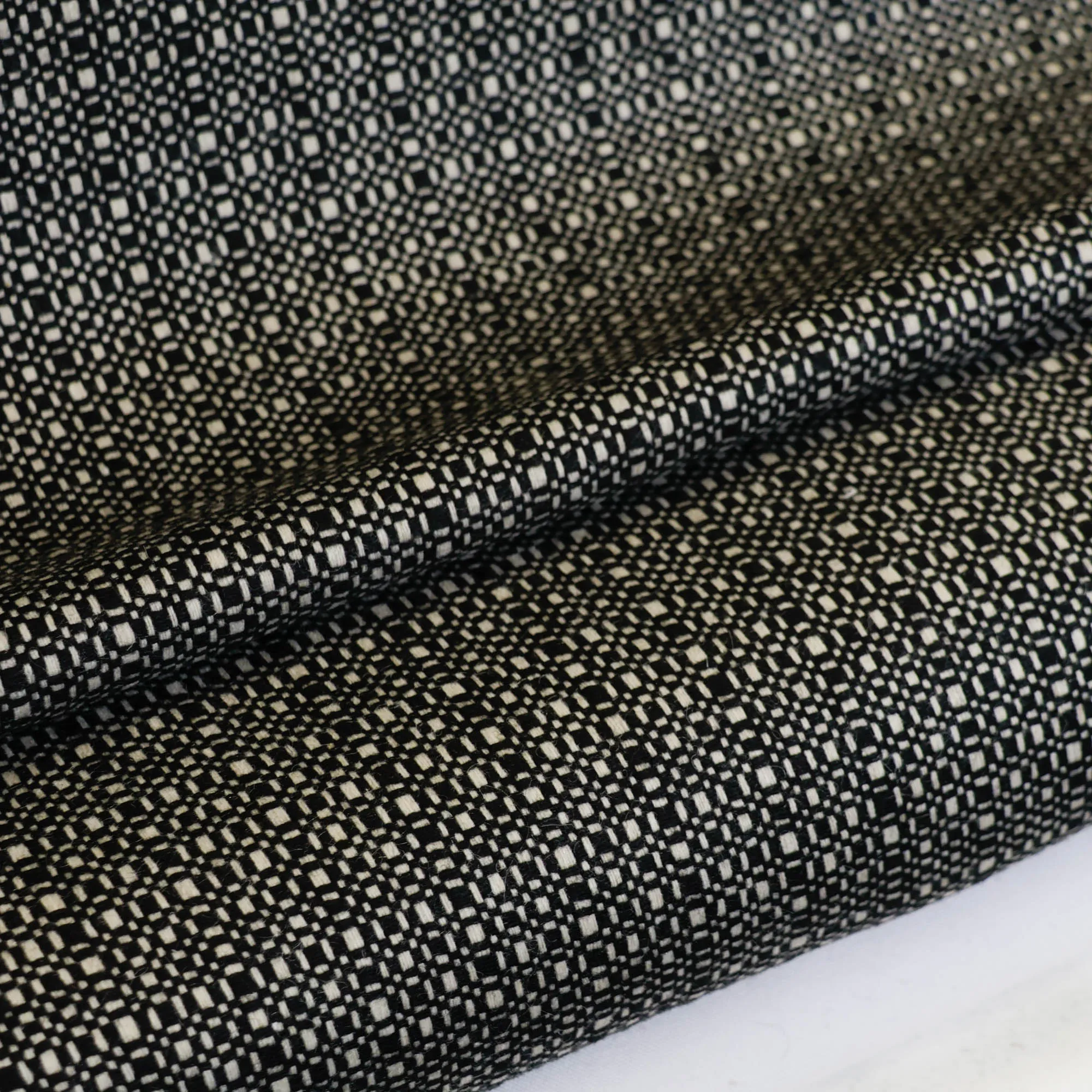 Tweed zwart patroon